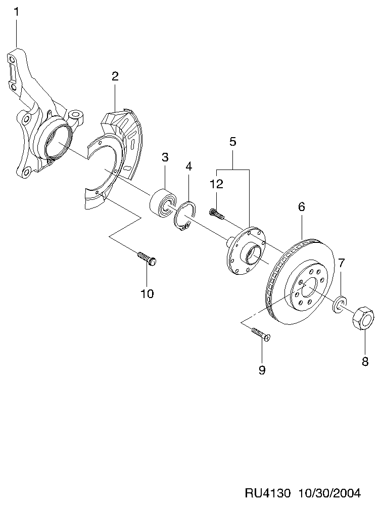 DAEWOO 96328338 - Jarrulevy inparts.fi