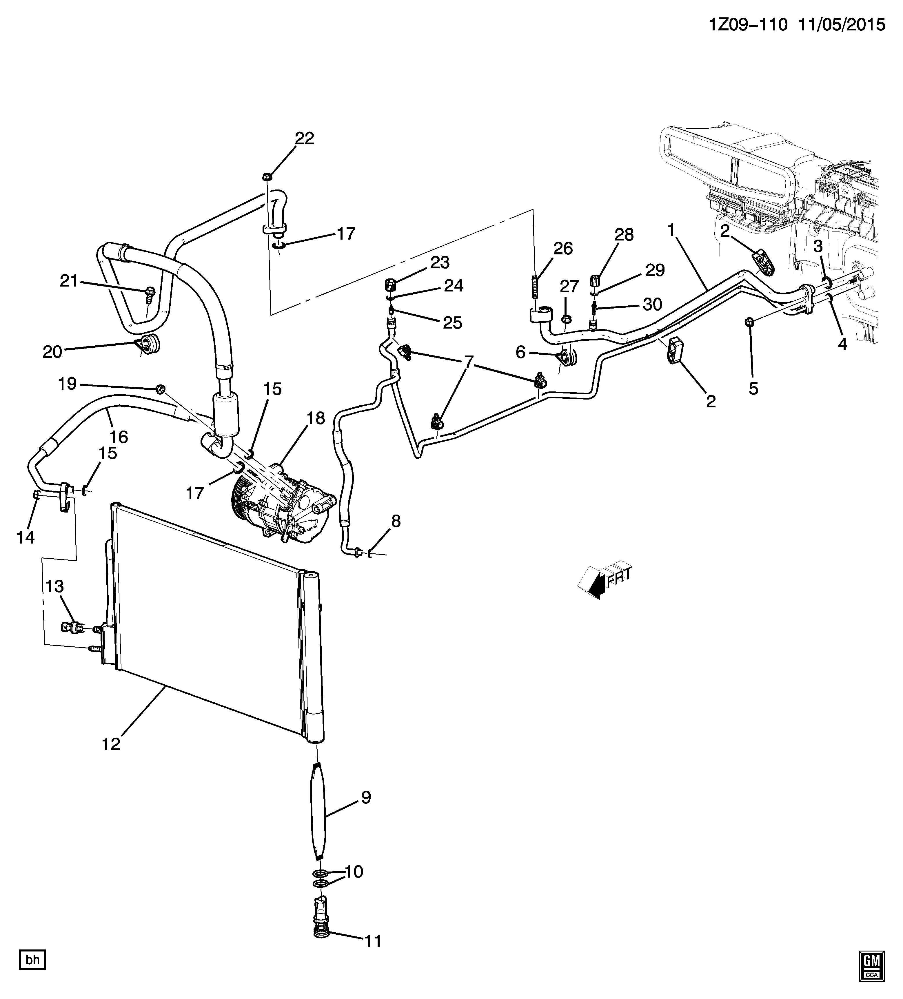 Vauxhall 13587668 - Painekytkin, ilmastointilaite inparts.fi