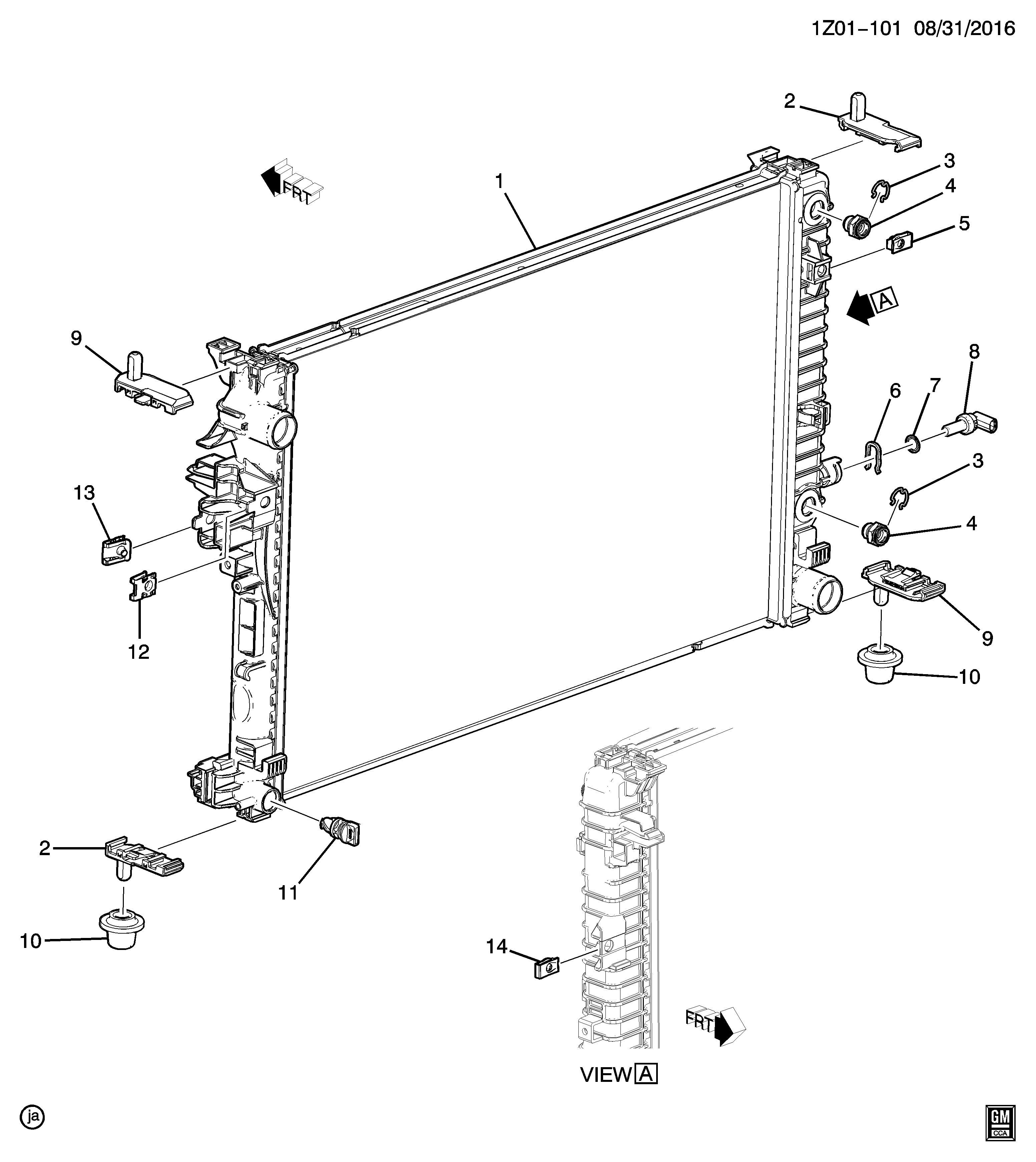 Opel 12641073 - Tunnistin, jäähdytysnesteen lämpötila inparts.fi