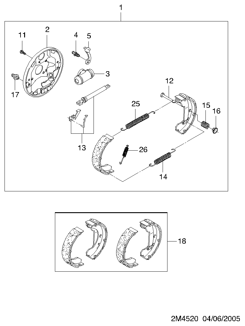 KIA 96446178 - Jarrukenkäsarja inparts.fi