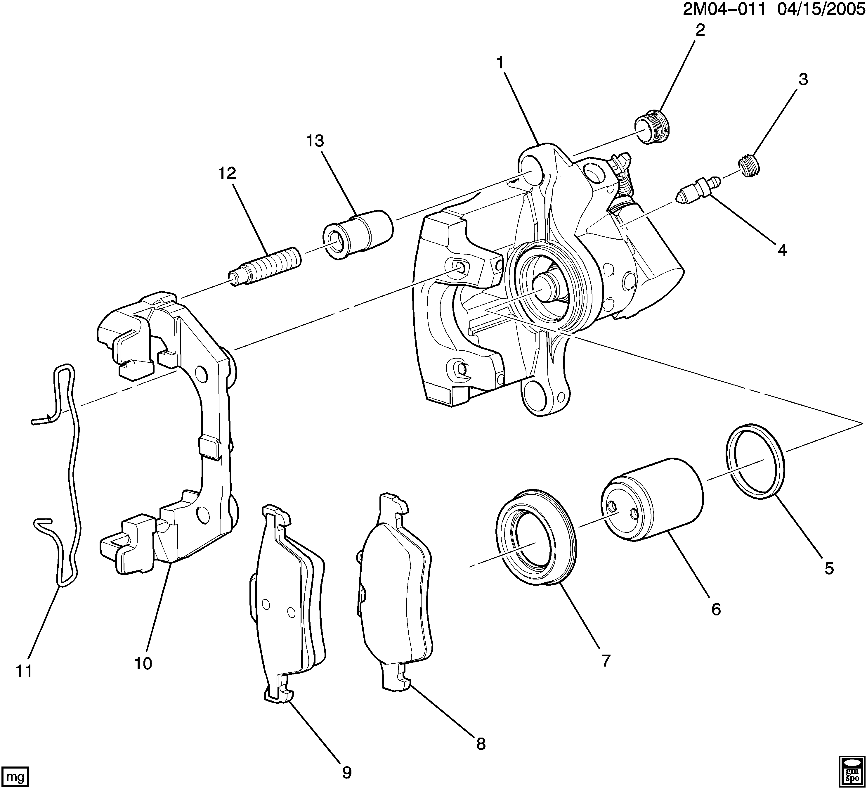 Pontiac 15271565 - Jarrupala, levyjarru inparts.fi