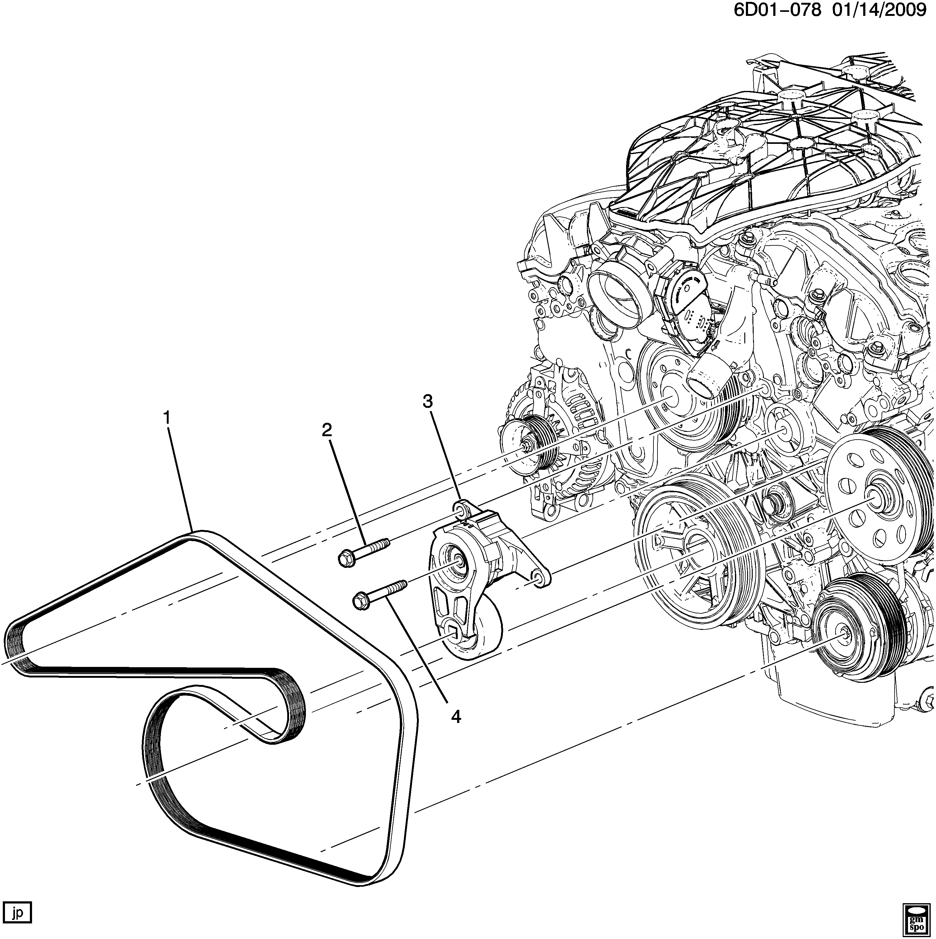 Chrysler 12638664 - Moniurahihna inparts.fi