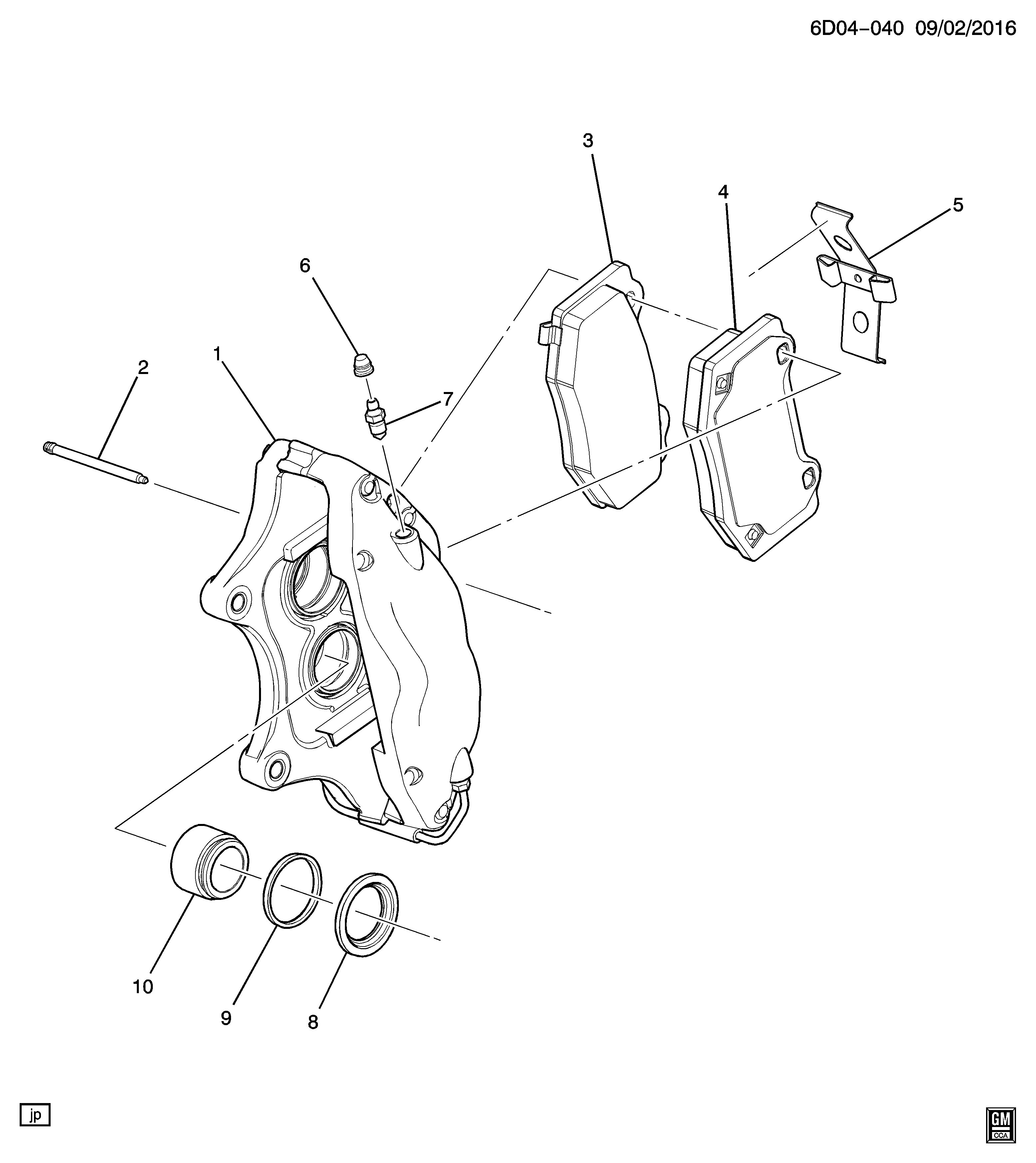 Opel 23441307 - Jarrupala, levyjarru inparts.fi