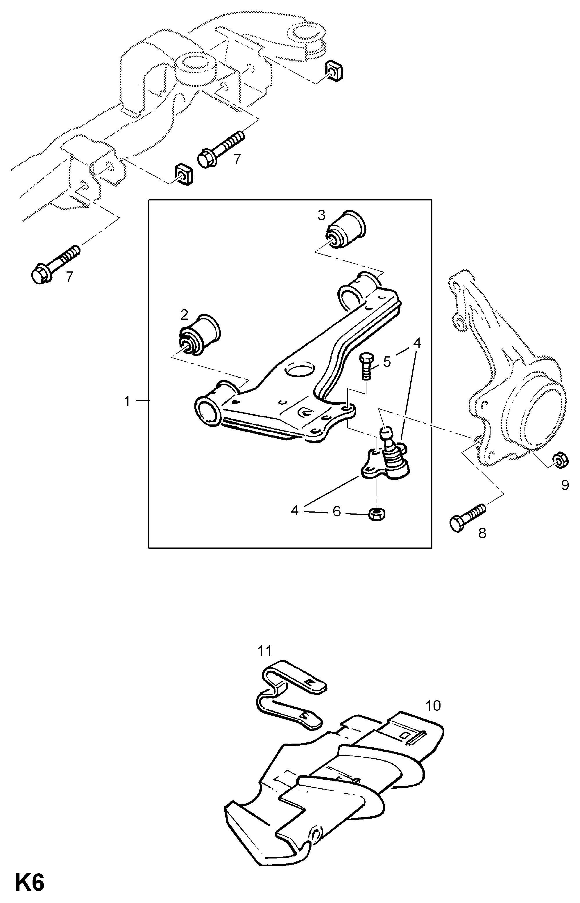 Opel 3 52 357 - Tukivarren hela inparts.fi