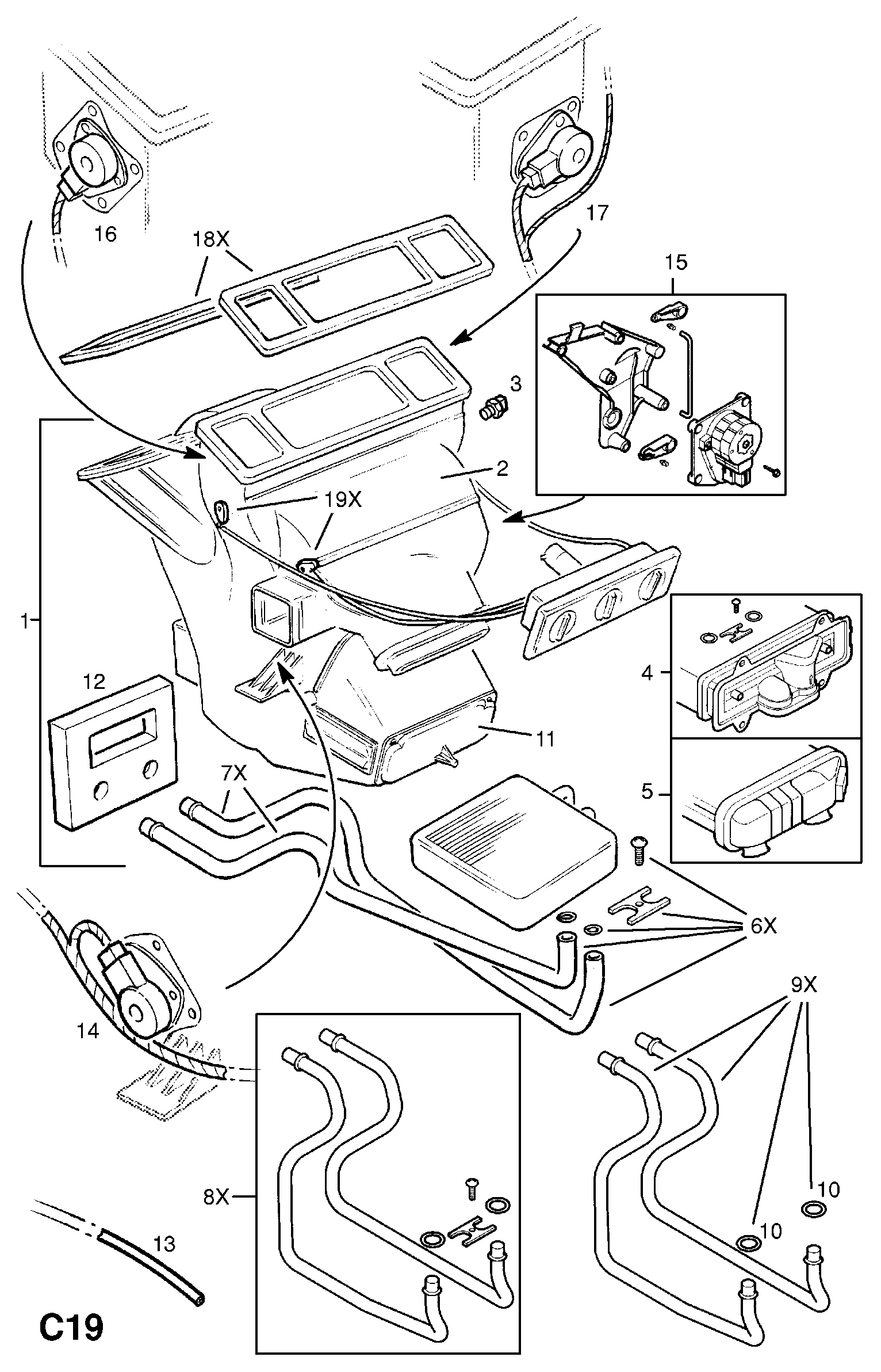 Opel 16 18 110 - Lämmityslaitteen kenno inparts.fi