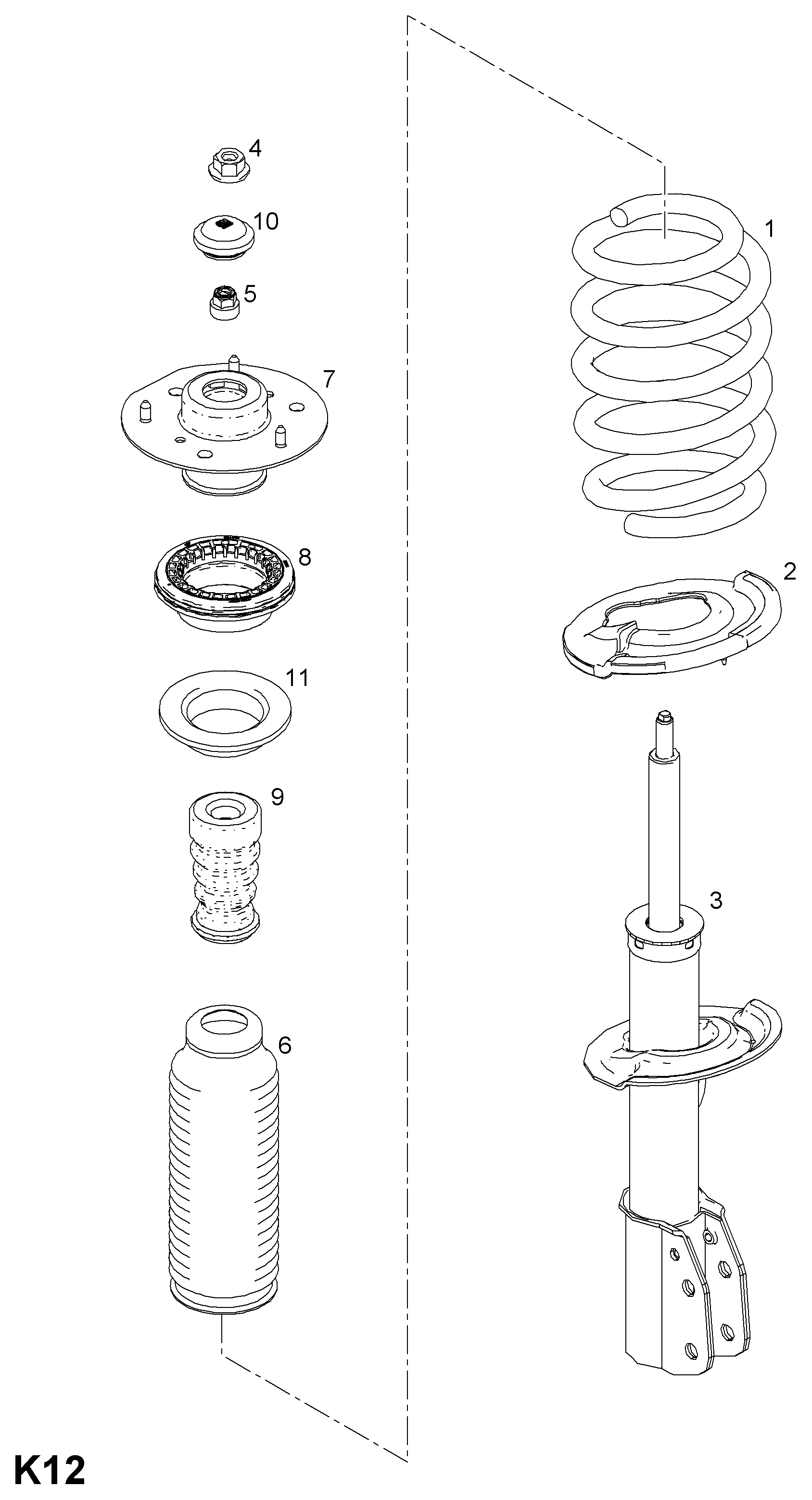 Hyundai 4806308 - Rullalaakeri, jousijalkalaakeri inparts.fi