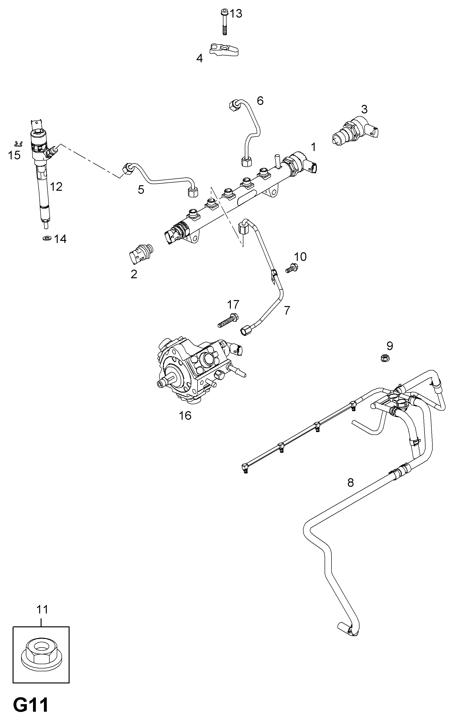 Opel 48 09 347 - Tiivisterengas, suutinistukka inparts.fi