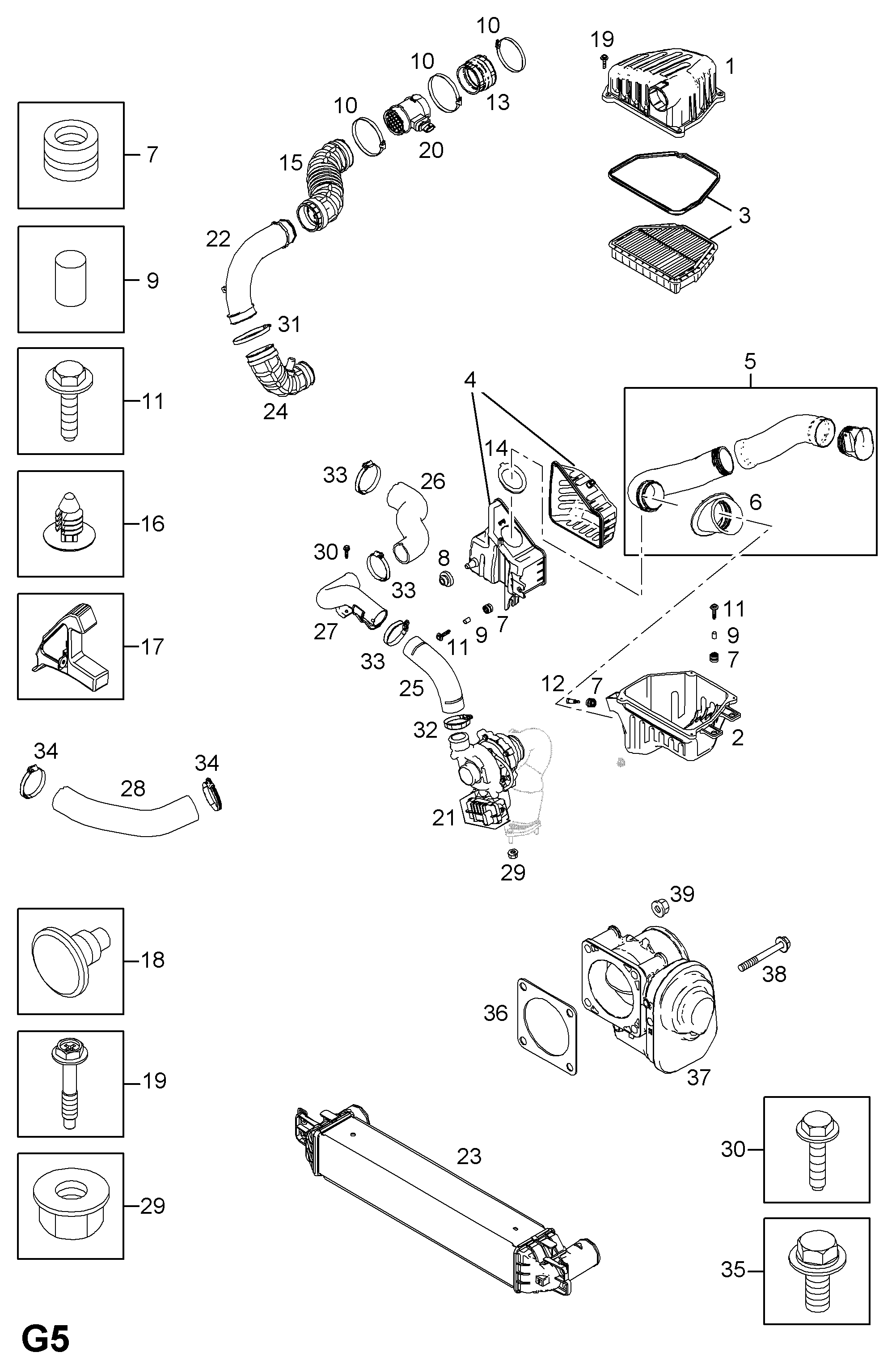 DAEWOO 4807917 - Ilmansuodatin inparts.fi