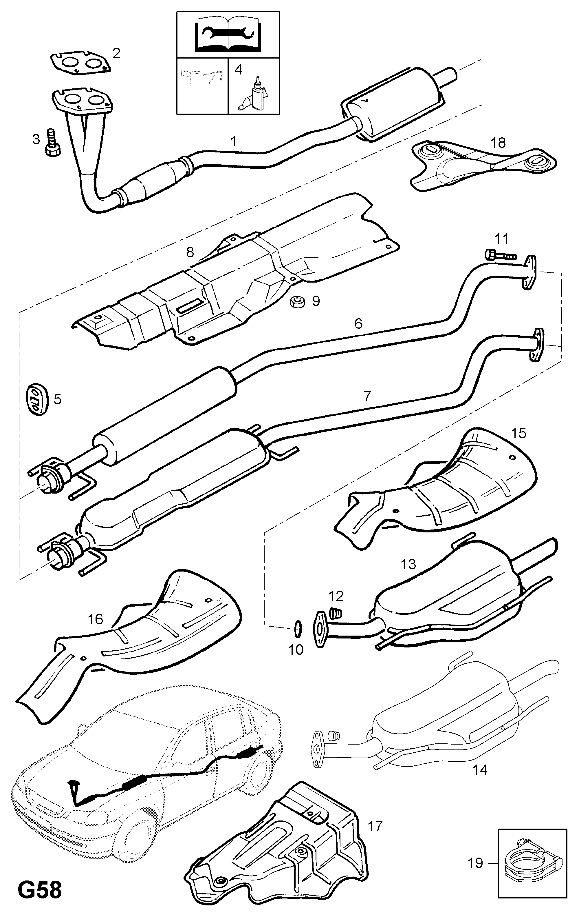 Opel 8 54 442 - Katalysaattori inparts.fi