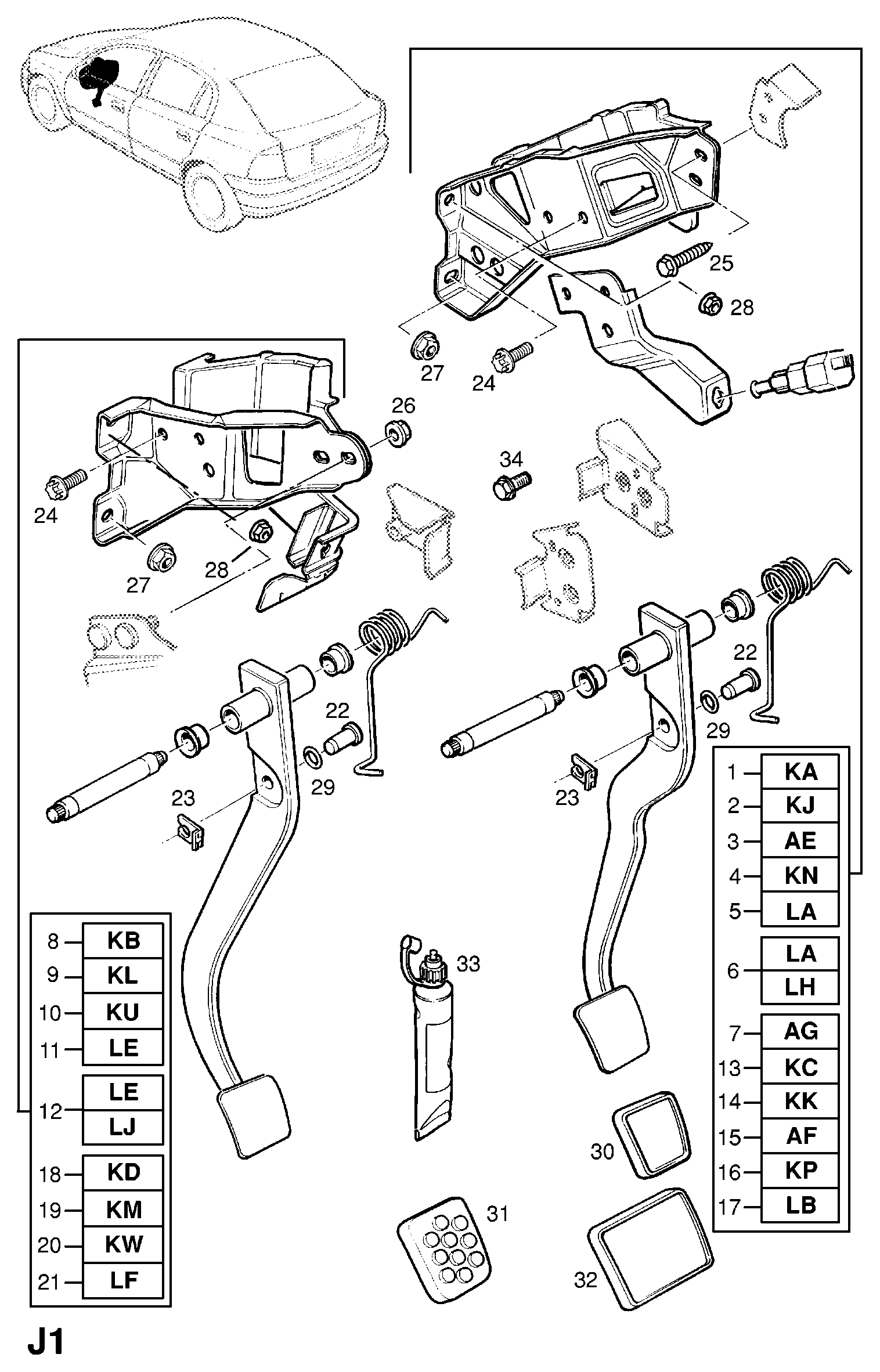 Opel 2319533 - Jousijalan tukilaakeri inparts.fi