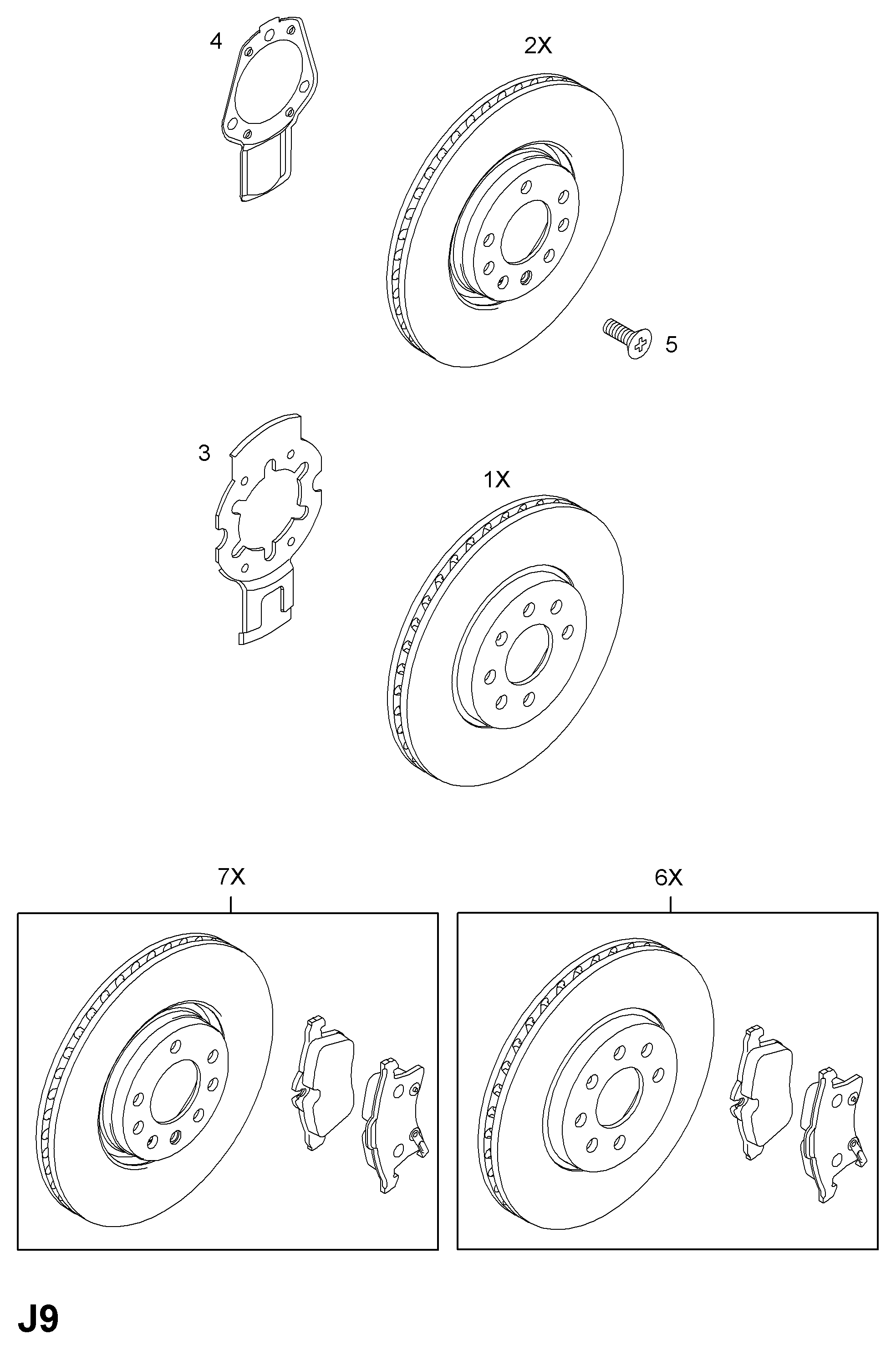 Opel 543050 - Jarrukilpi inparts.fi