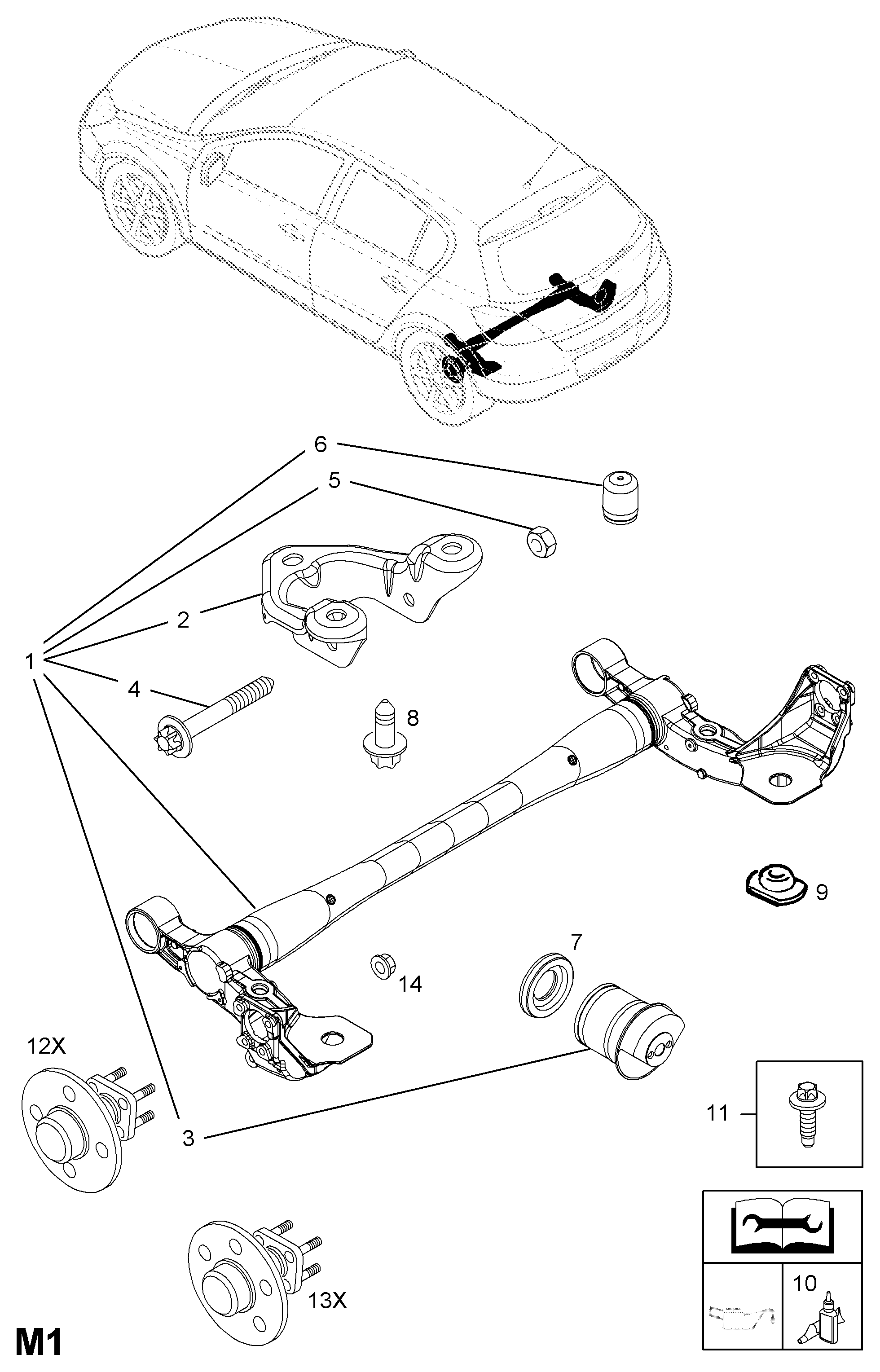 Opel 54 02 637 - Tukivarren hela inparts.fi