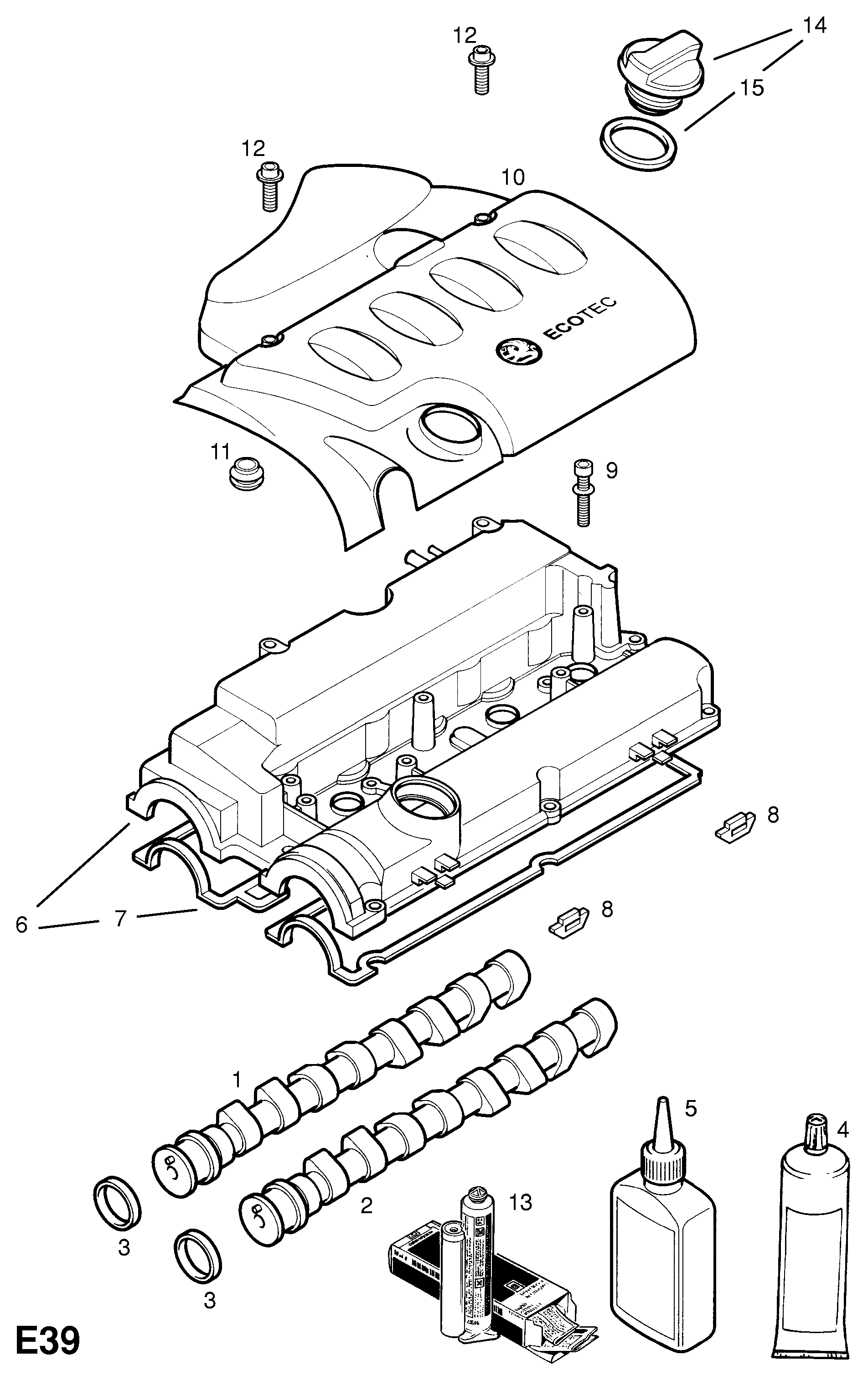 Opel 6 38 177 - Tiiviste, venttiilikoppa inparts.fi