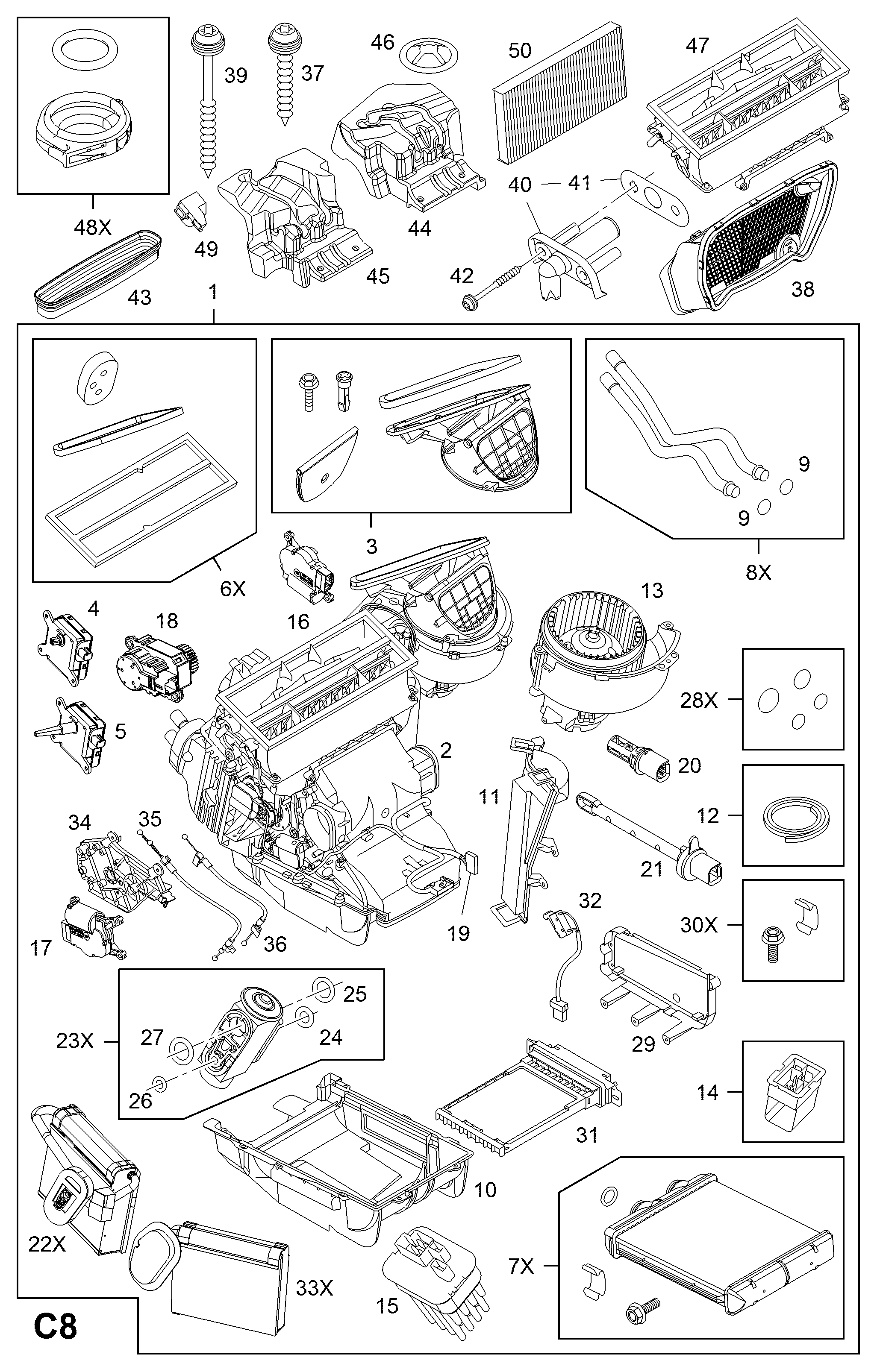 Opel 16 18 312 - Lämmityslaitteen kenno inparts.fi