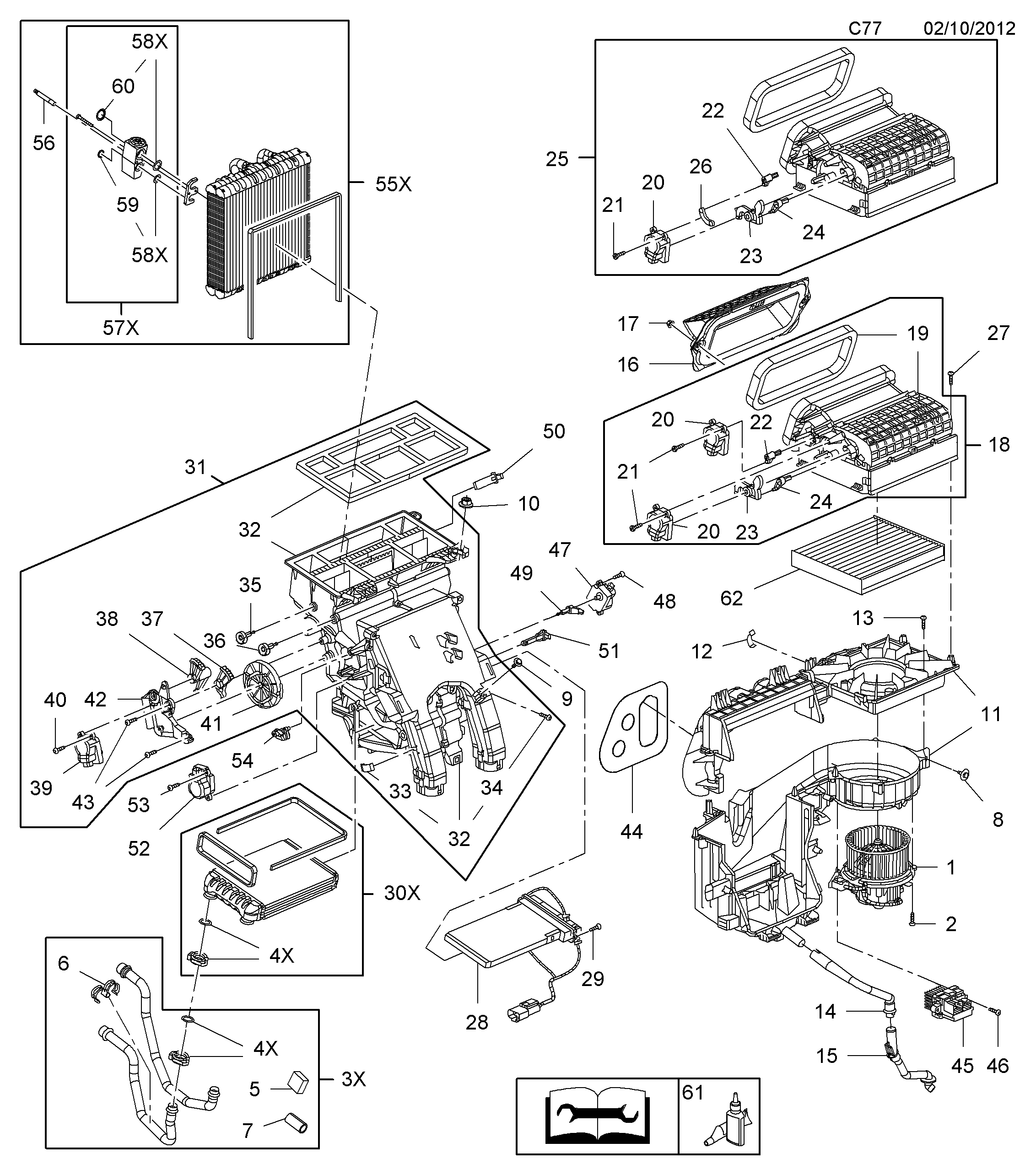 Vauxhall 1618420 - Paisuntaventtiili, ilmastointilaite inparts.fi