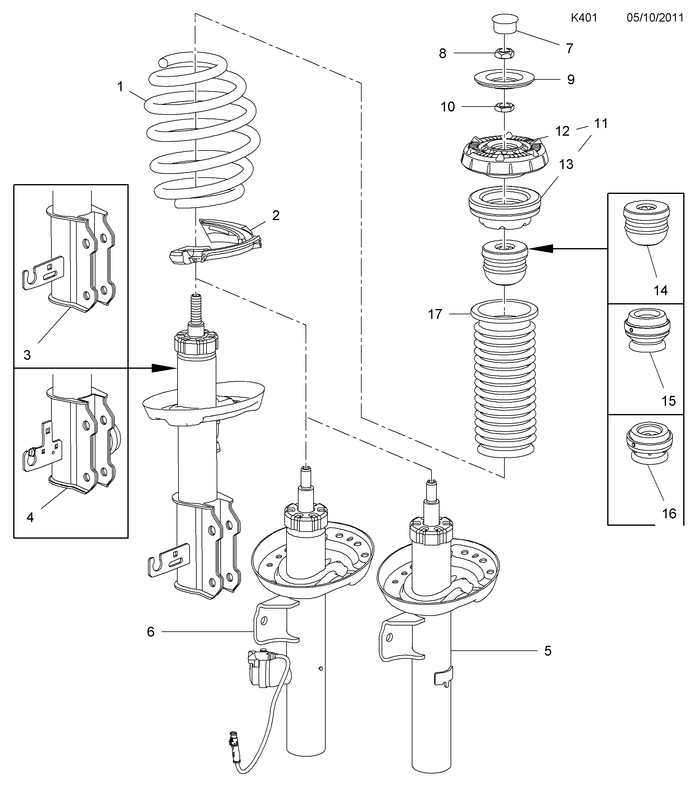 Vauxhall 3 44 497 - Jousijalan tukilaakeri inparts.fi