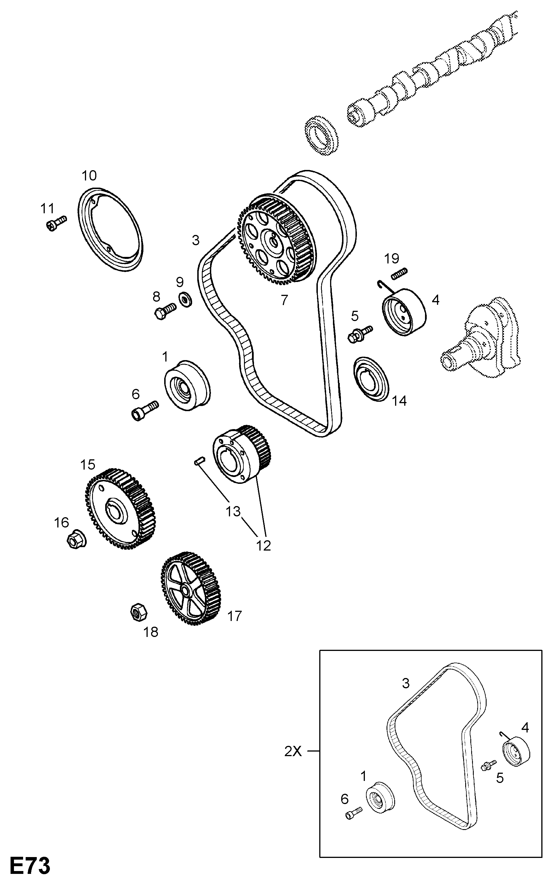 Opel 16 06 360 - Hammashihnasarja inparts.fi