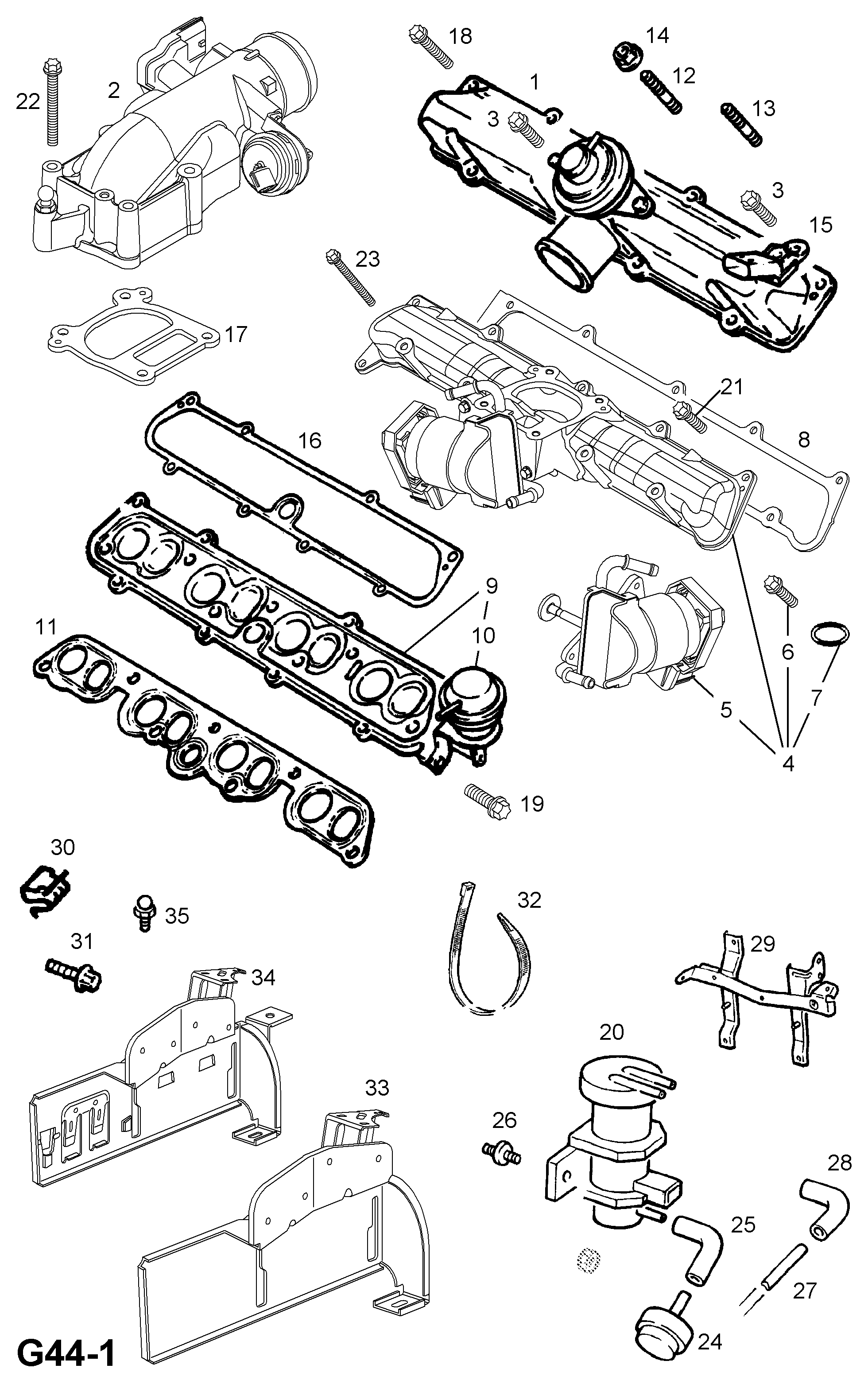 Opel 8 49 156 - Venttiili, pakokaasun kierrätys inparts.fi