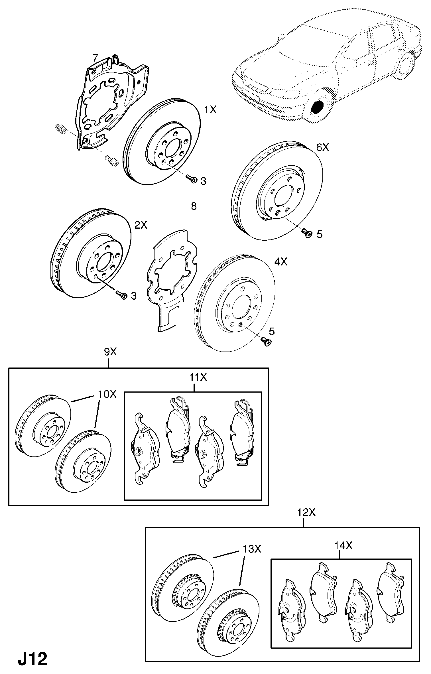 Opel 1605035 - Jarrupala, levyjarru inparts.fi