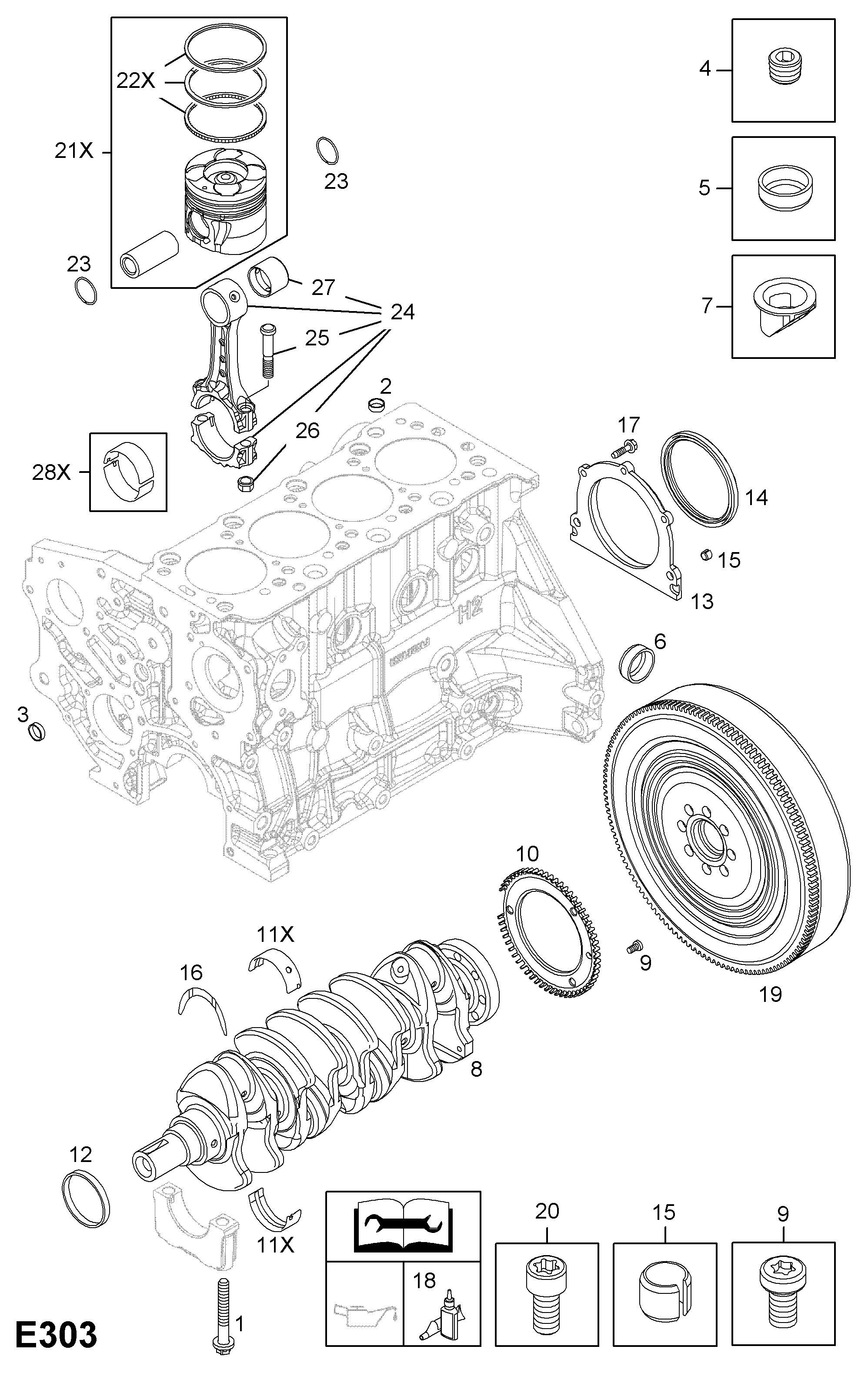 Opel 56 16 022 - Vauhtipyörä inparts.fi