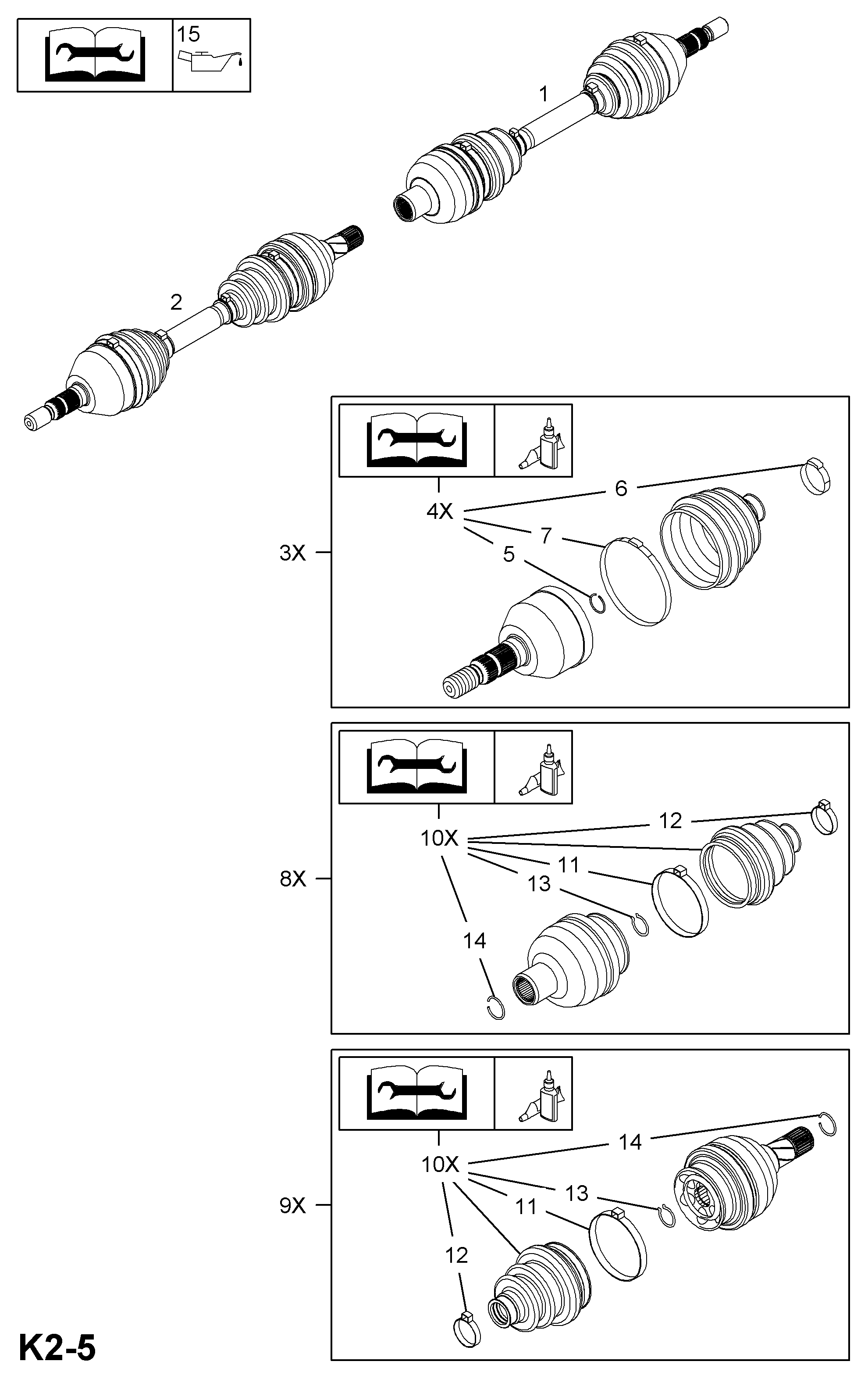 Opel 374642 - Vetoakseli inparts.fi