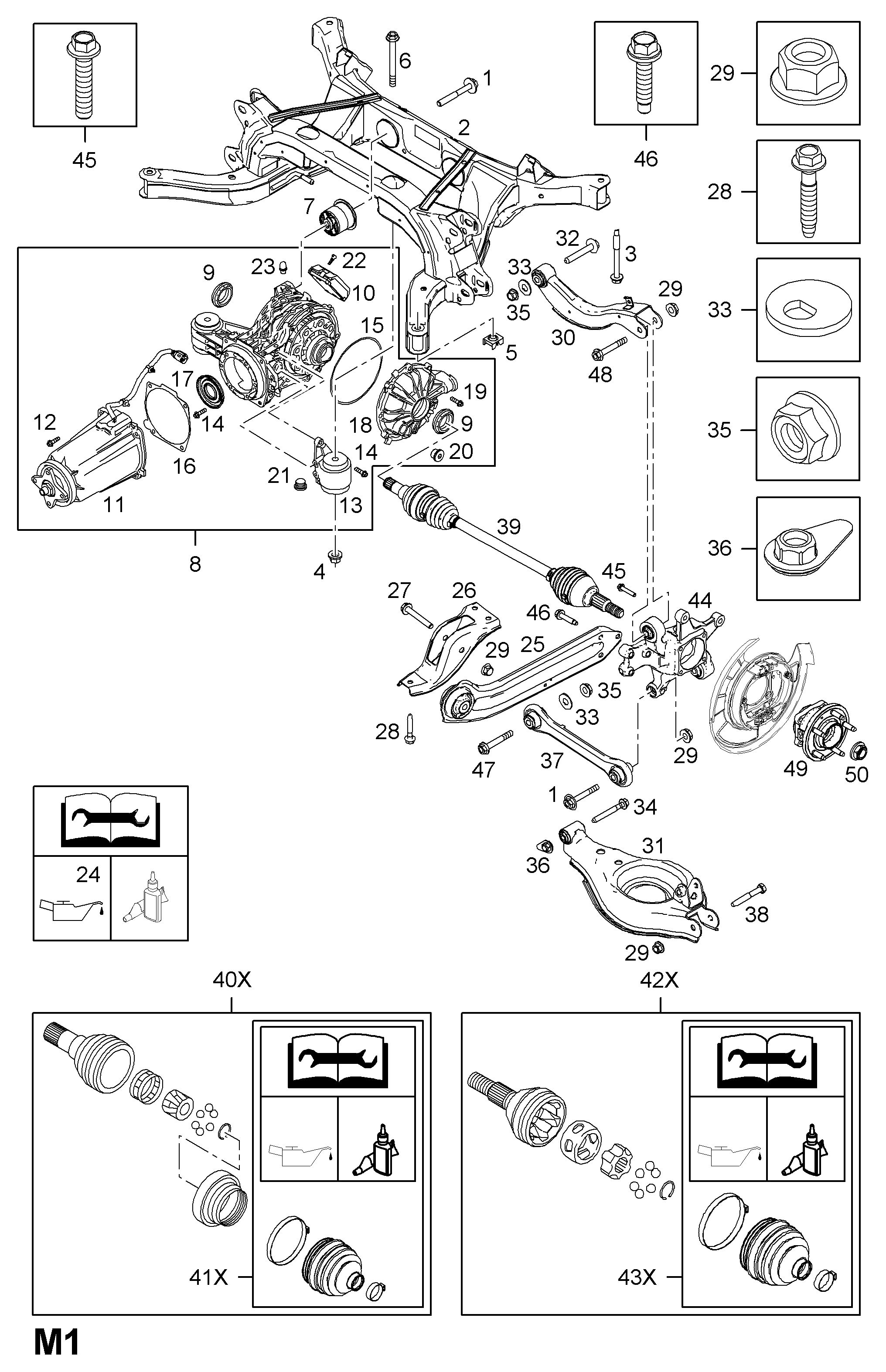 Opel 4814139 - Pyöränlaakerisarja inparts.fi