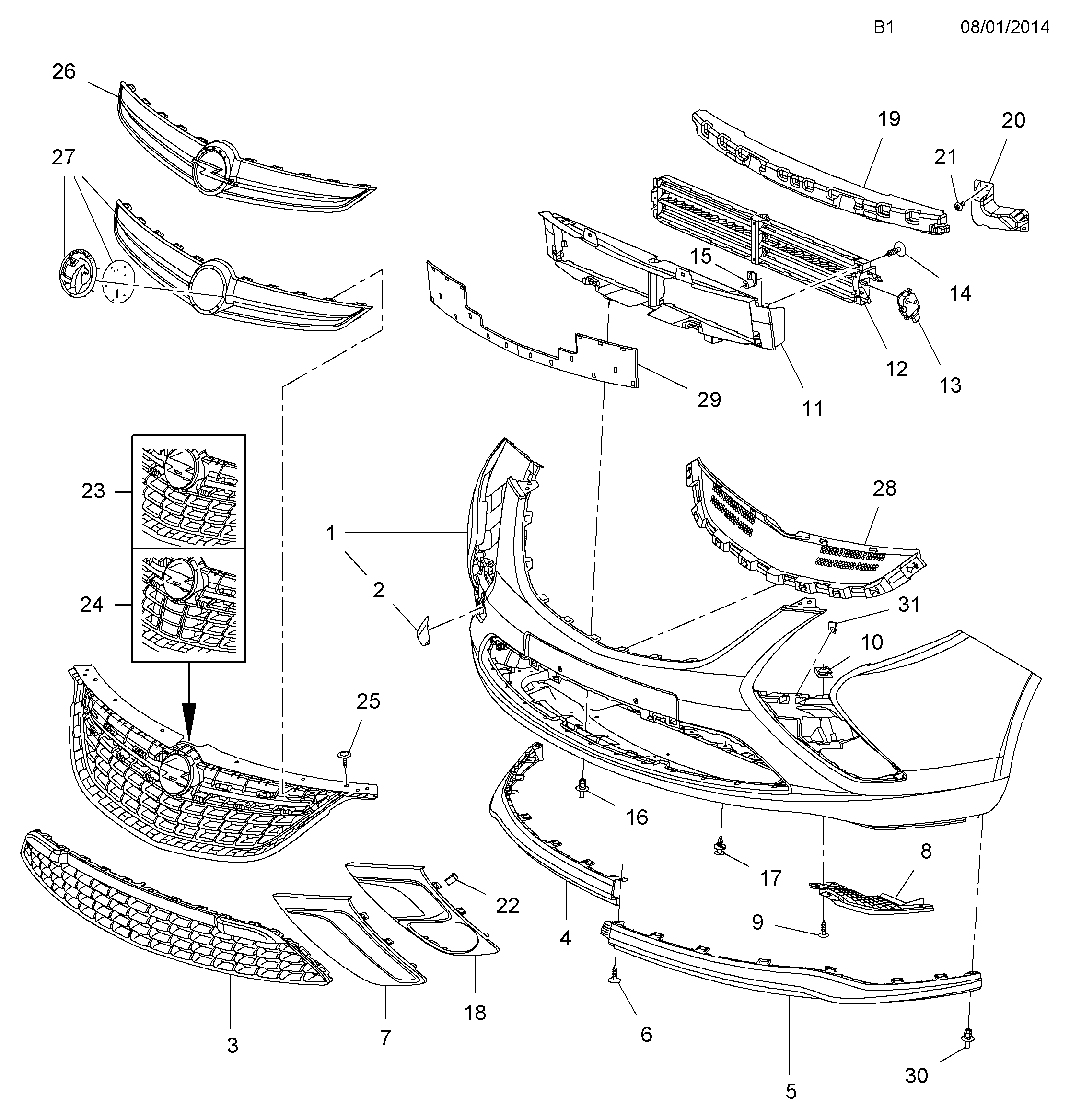 Opel 1400891 - Puskuri inparts.fi