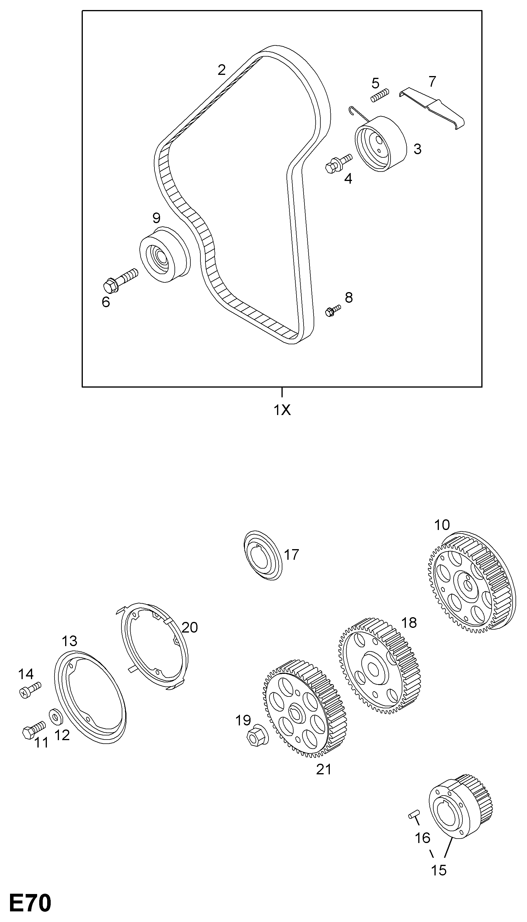 Vauxhall 5636395 - Hammashihnasarja inparts.fi