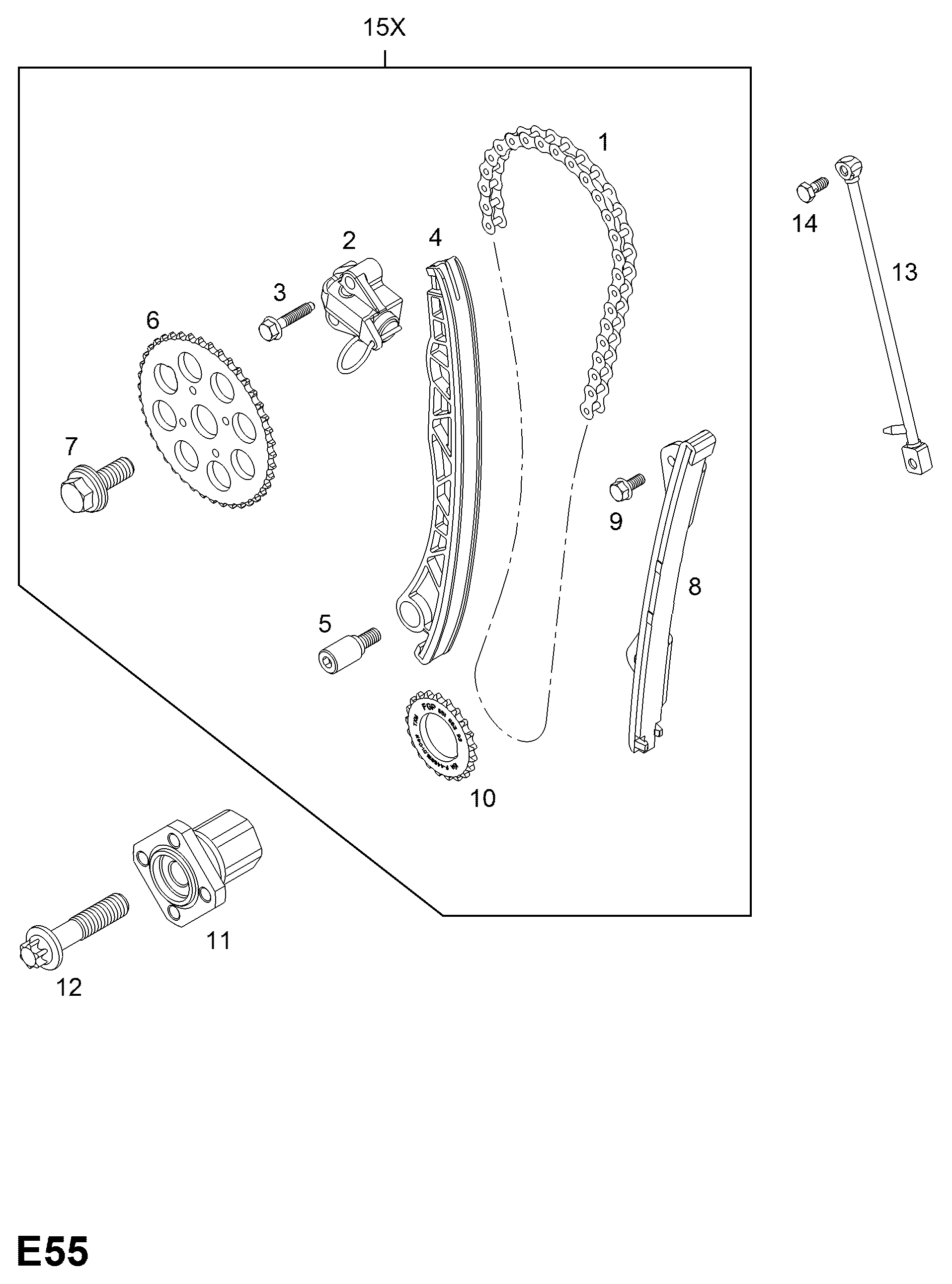 Opel 5636 934 - Hihnapyörän ruuvi inparts.fi