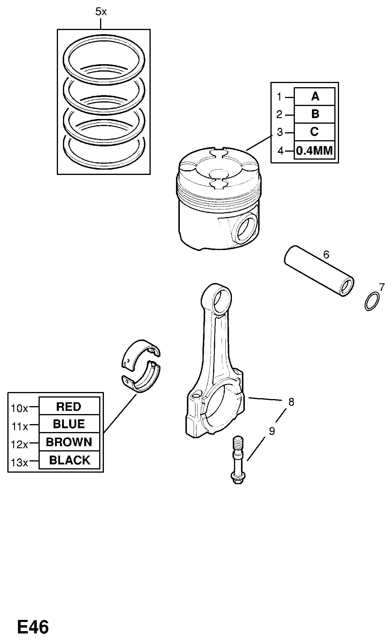 Opel 630365 - Männänrengassarja inparts.fi