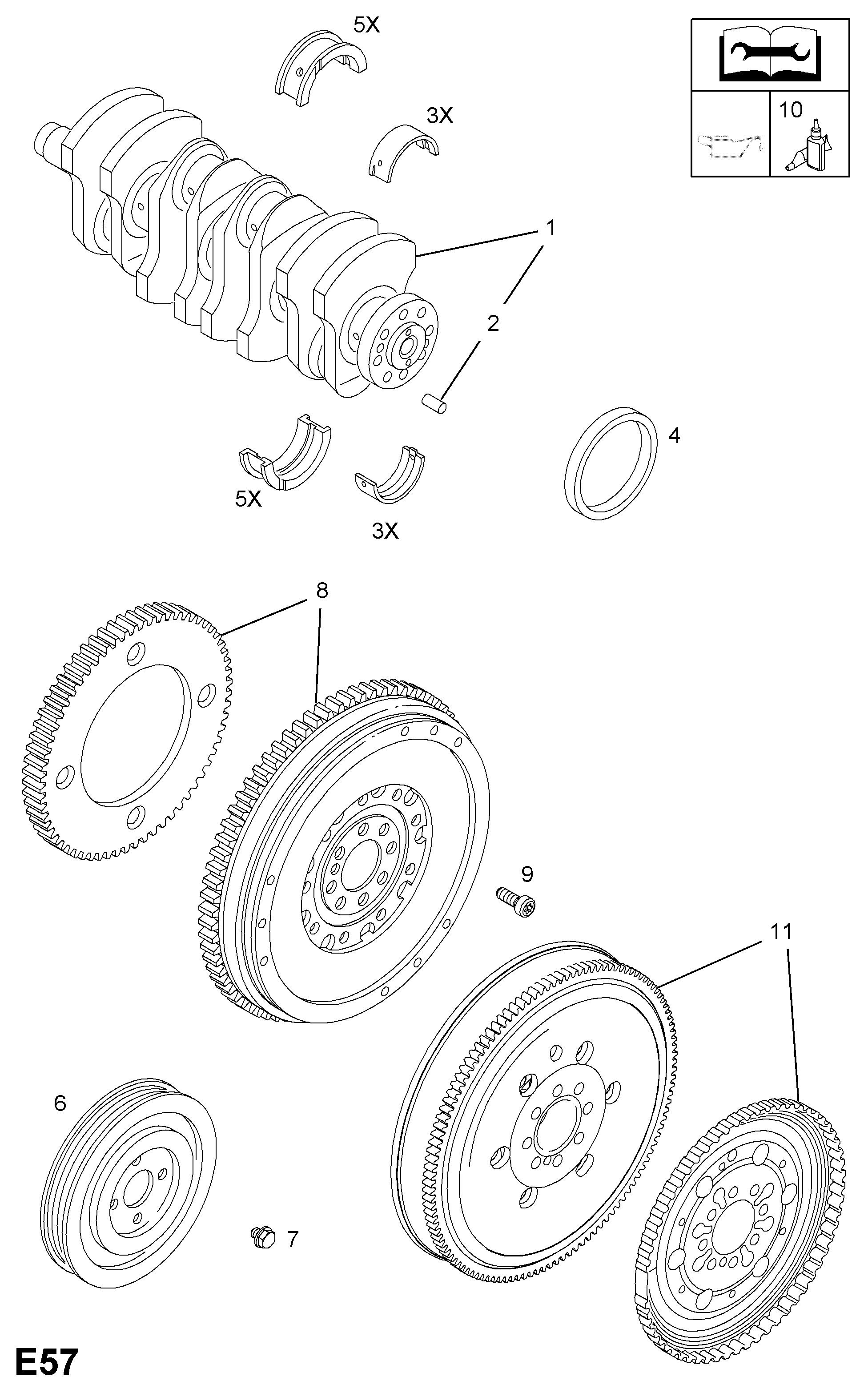 Opel 6 16 037 - Kytkinpaketti inparts.fi