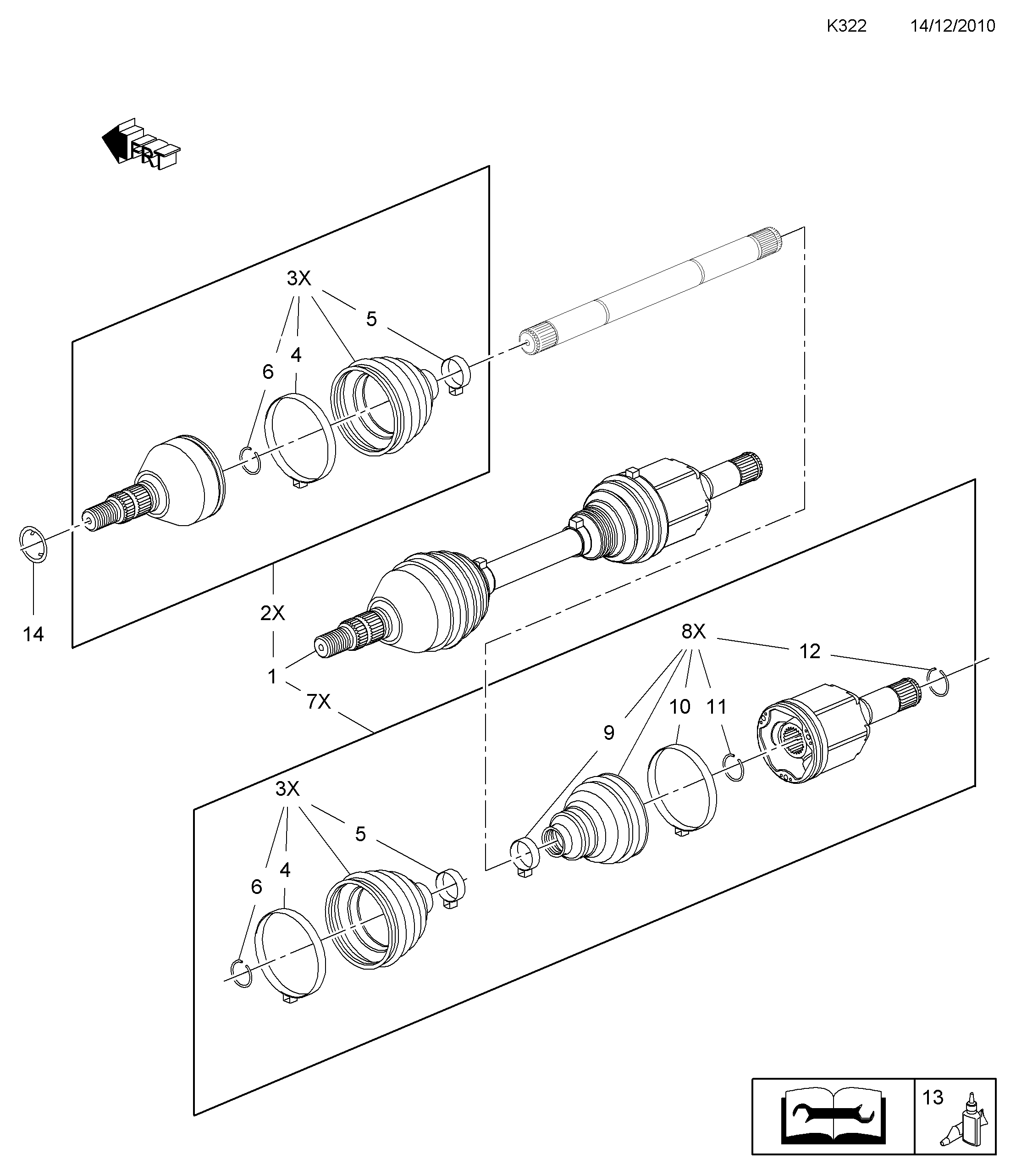 PEUGEOT 3748.44 - Pyöränlaakerisarja inparts.fi