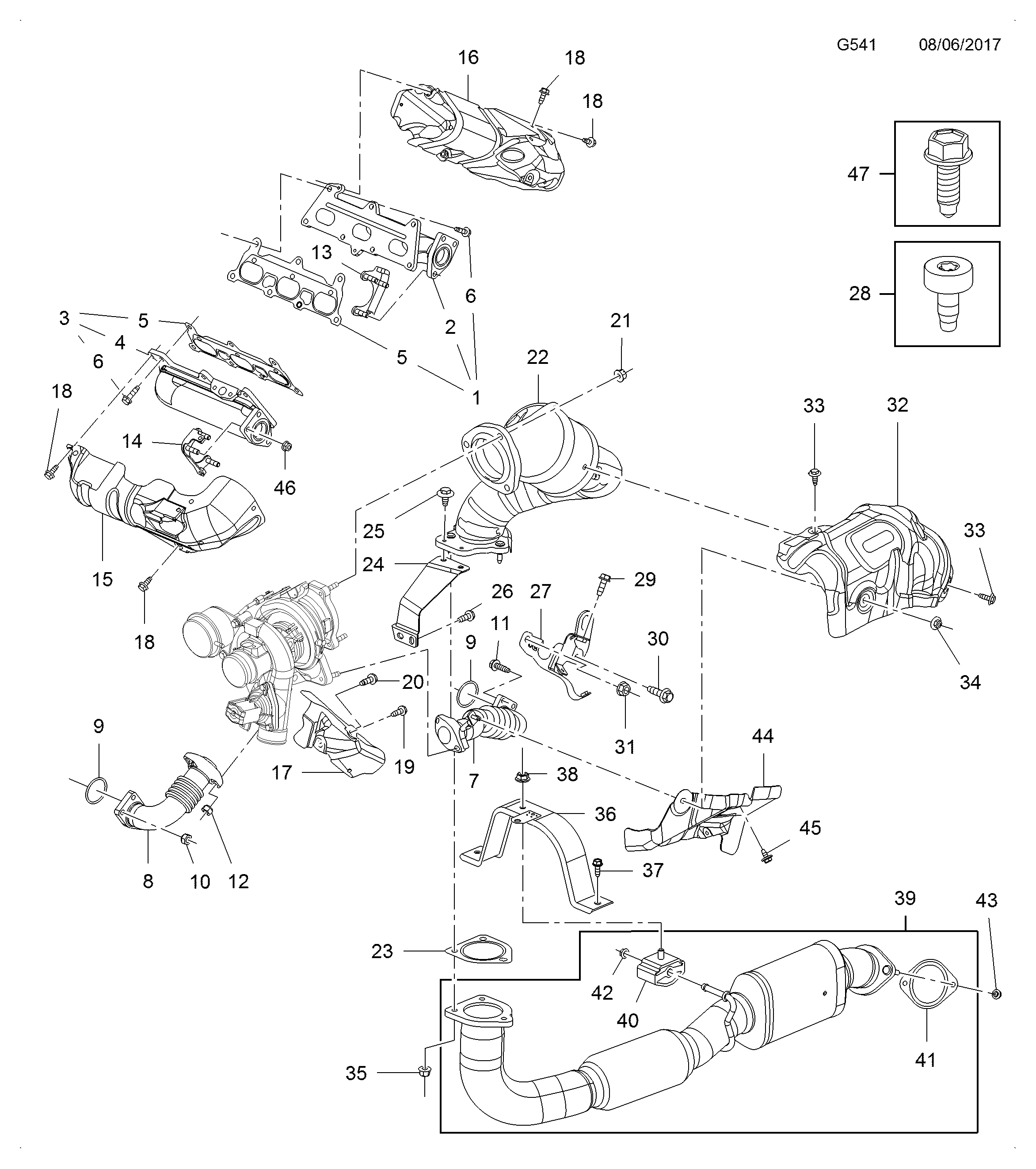 Opel 58 49 911 - Tiiviste, pakosarja inparts.fi