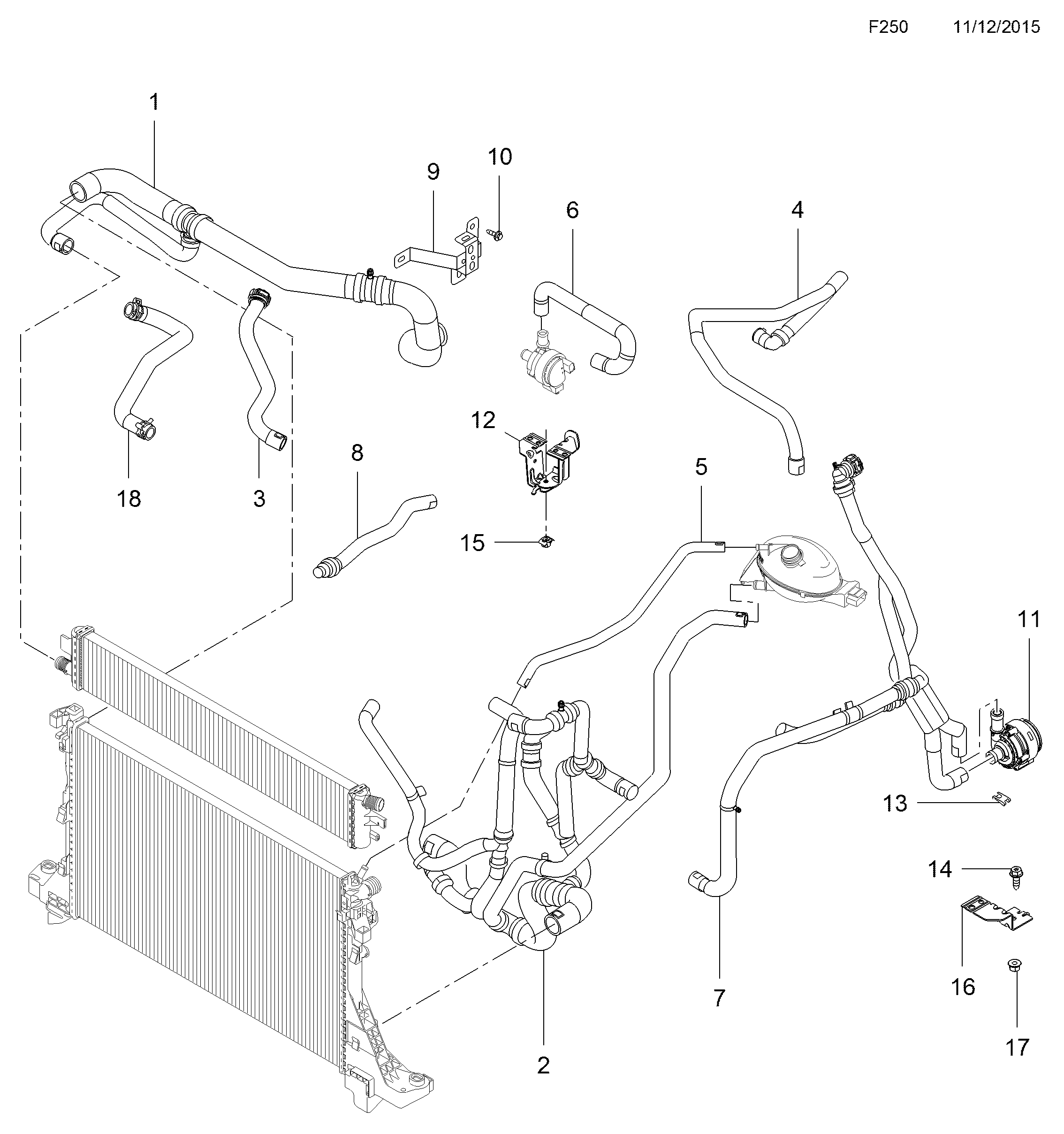 Opel 4422613 - Vesipumppu inparts.fi