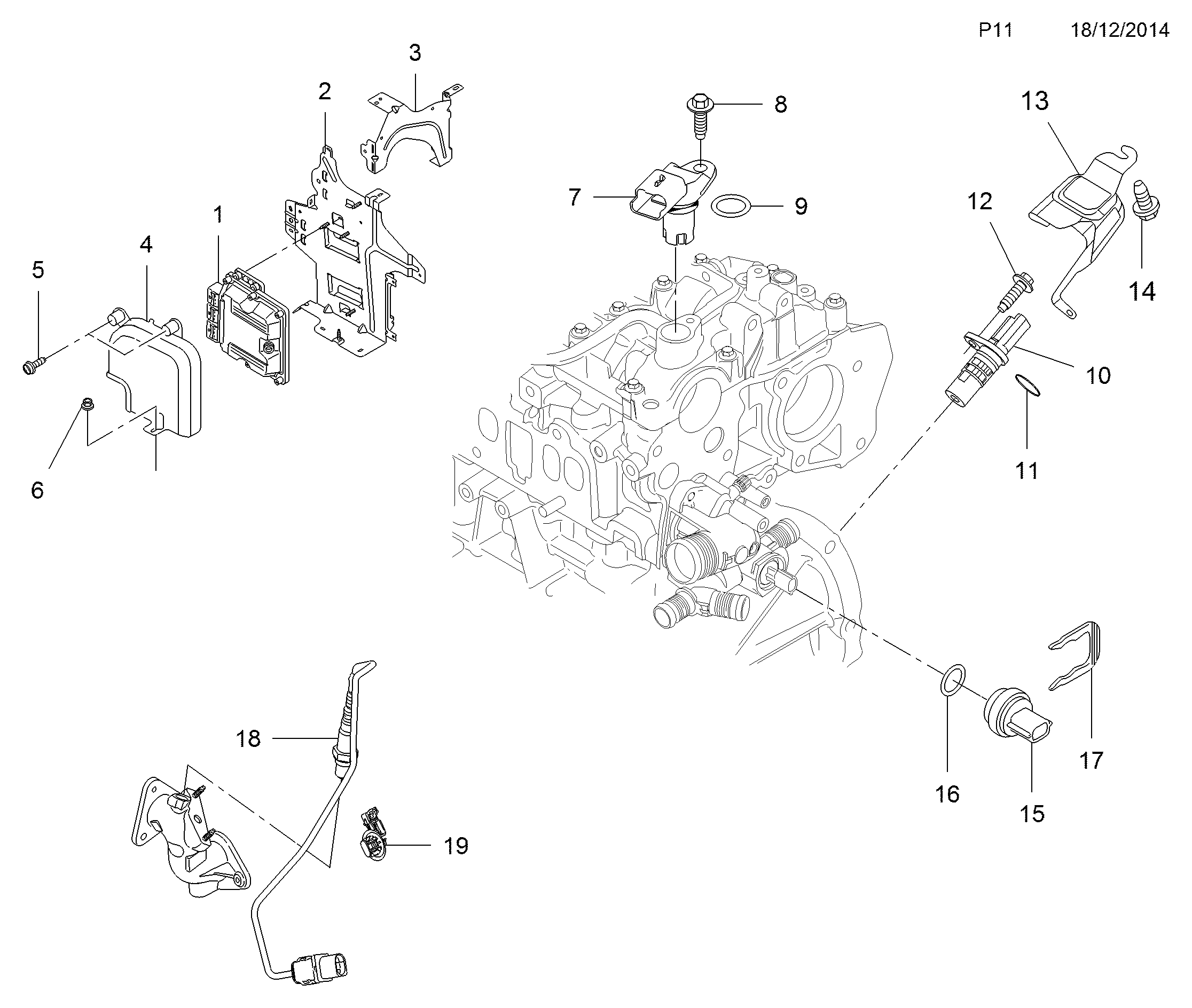 Opel 4400329 - Tunnistin, jäähdytysnesteen lämpötila inparts.fi