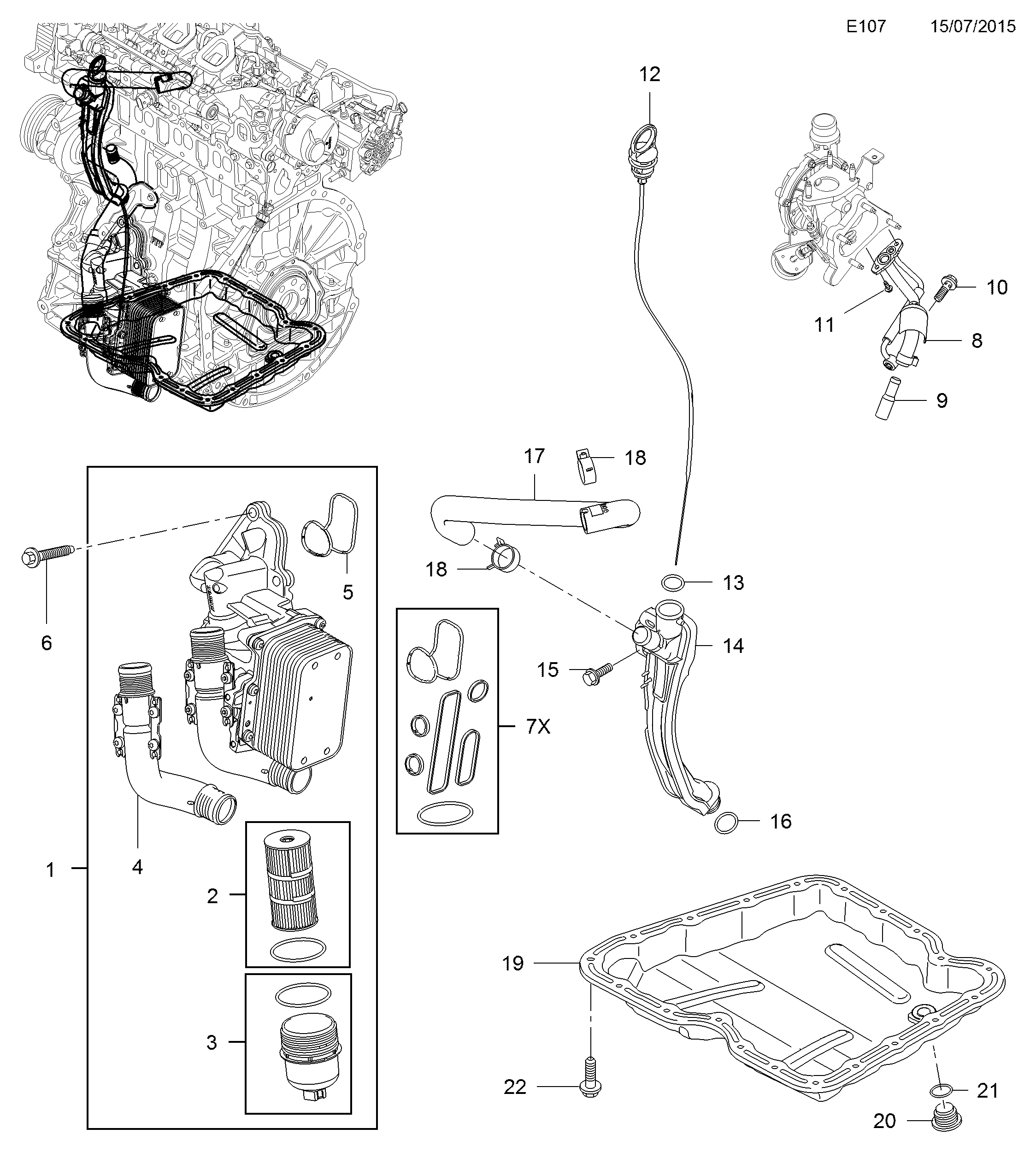 Opel 95523613 - Öljynsuodatin inparts.fi