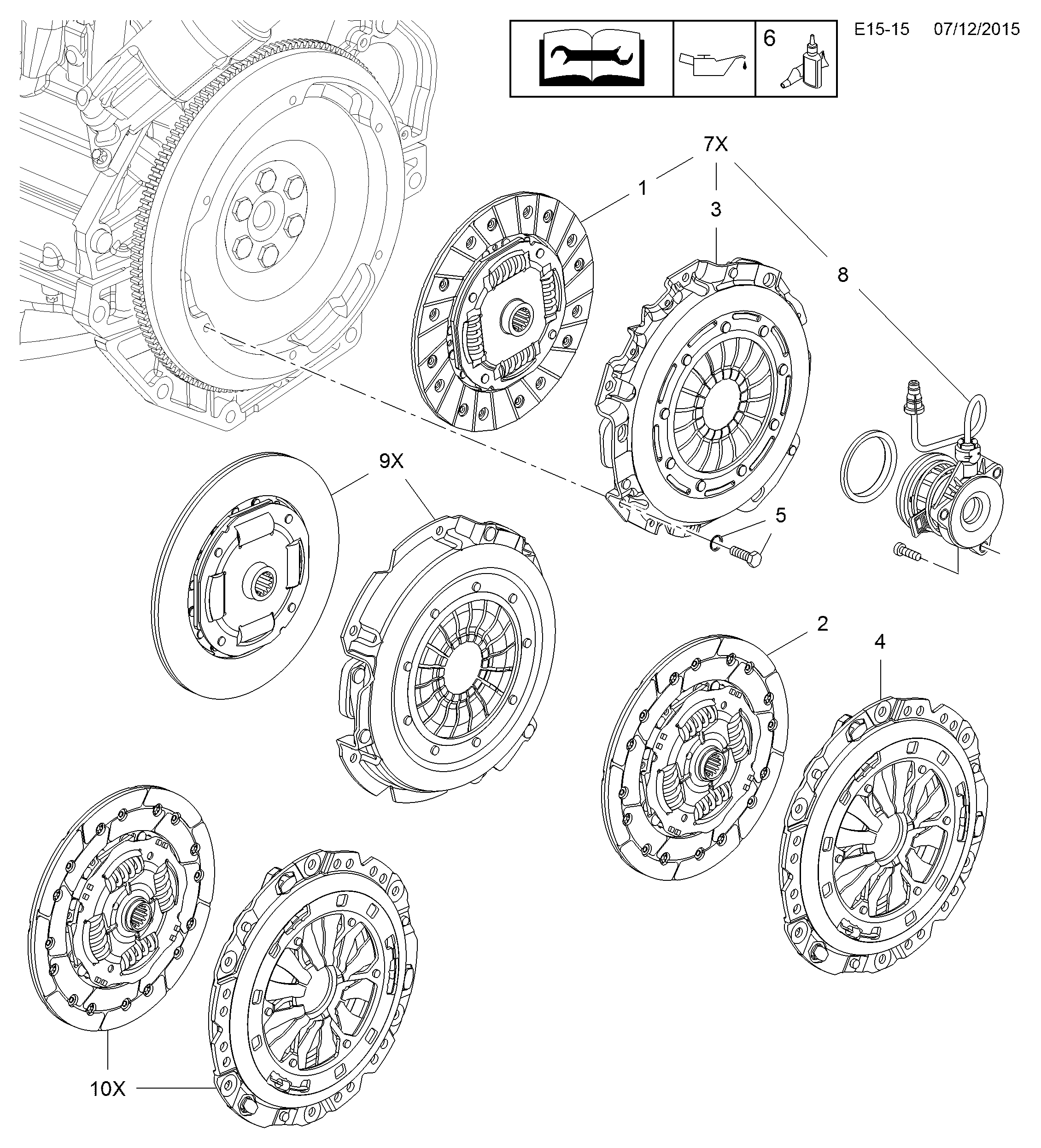 Vauxhall 16 06 592 - Kytkinpaketti inparts.fi