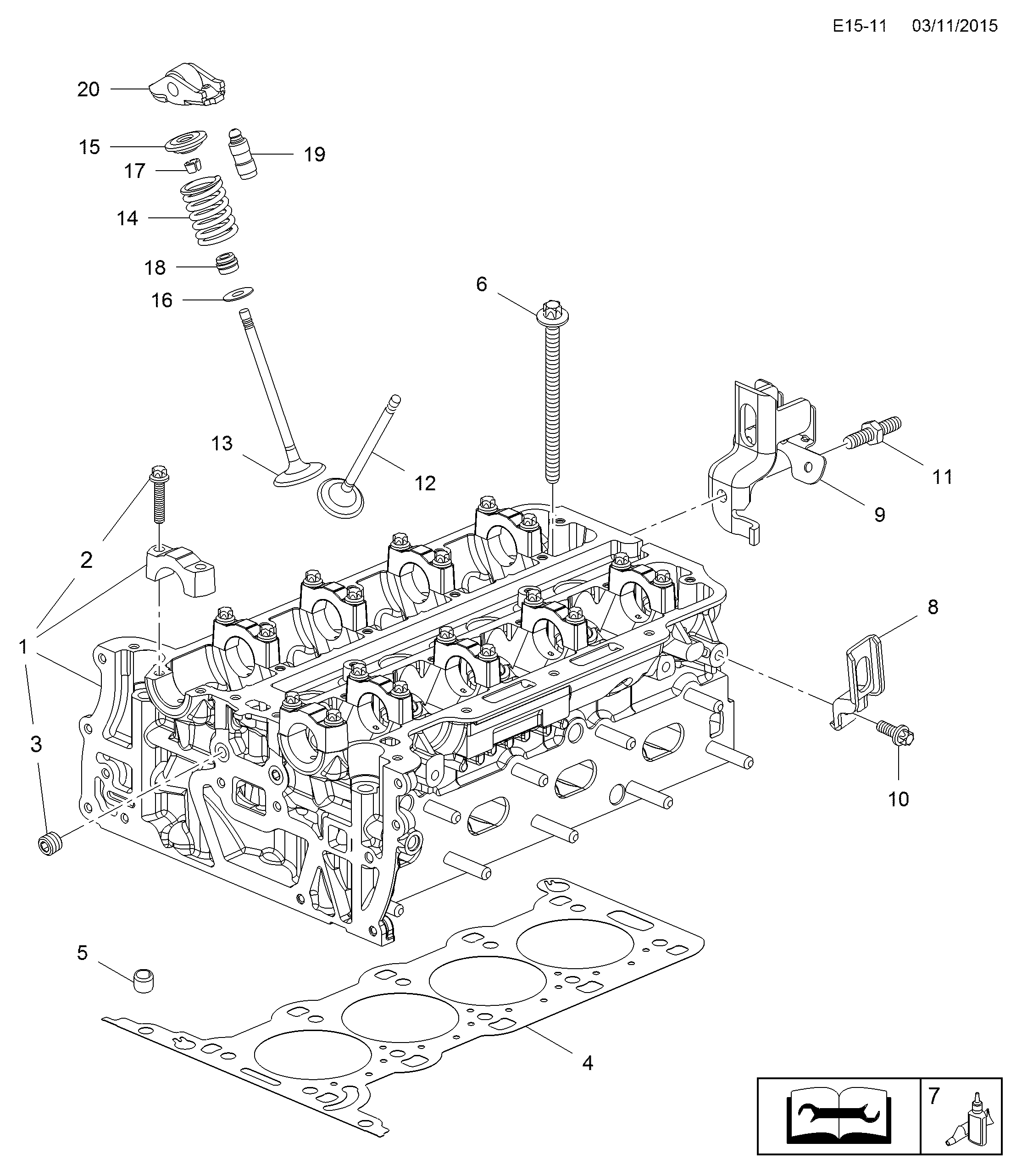 Opel 5607937 - Syl.kannen pulttisarja inparts.fi