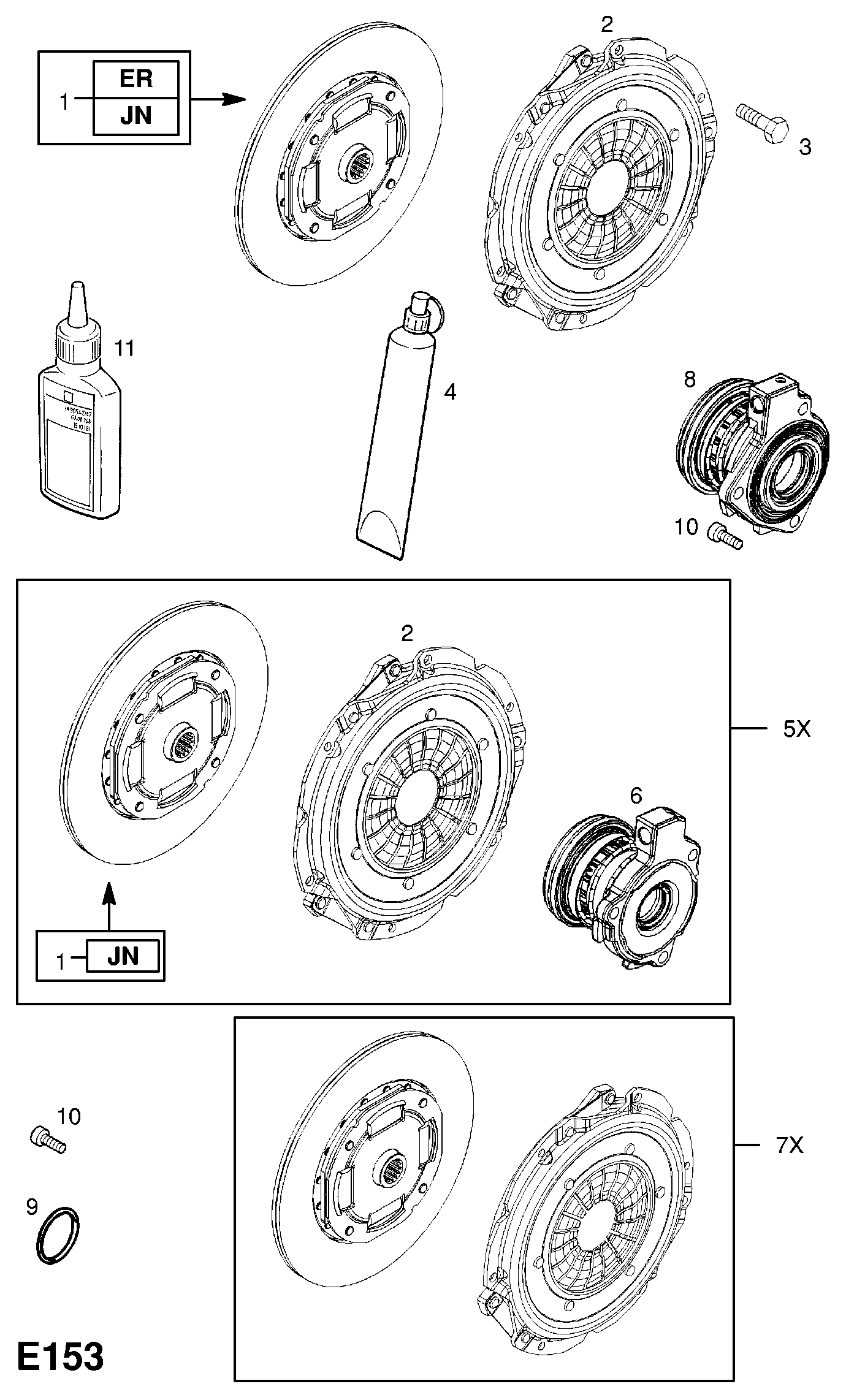 Opel 6 64 042 - Kytkinlevy inparts.fi