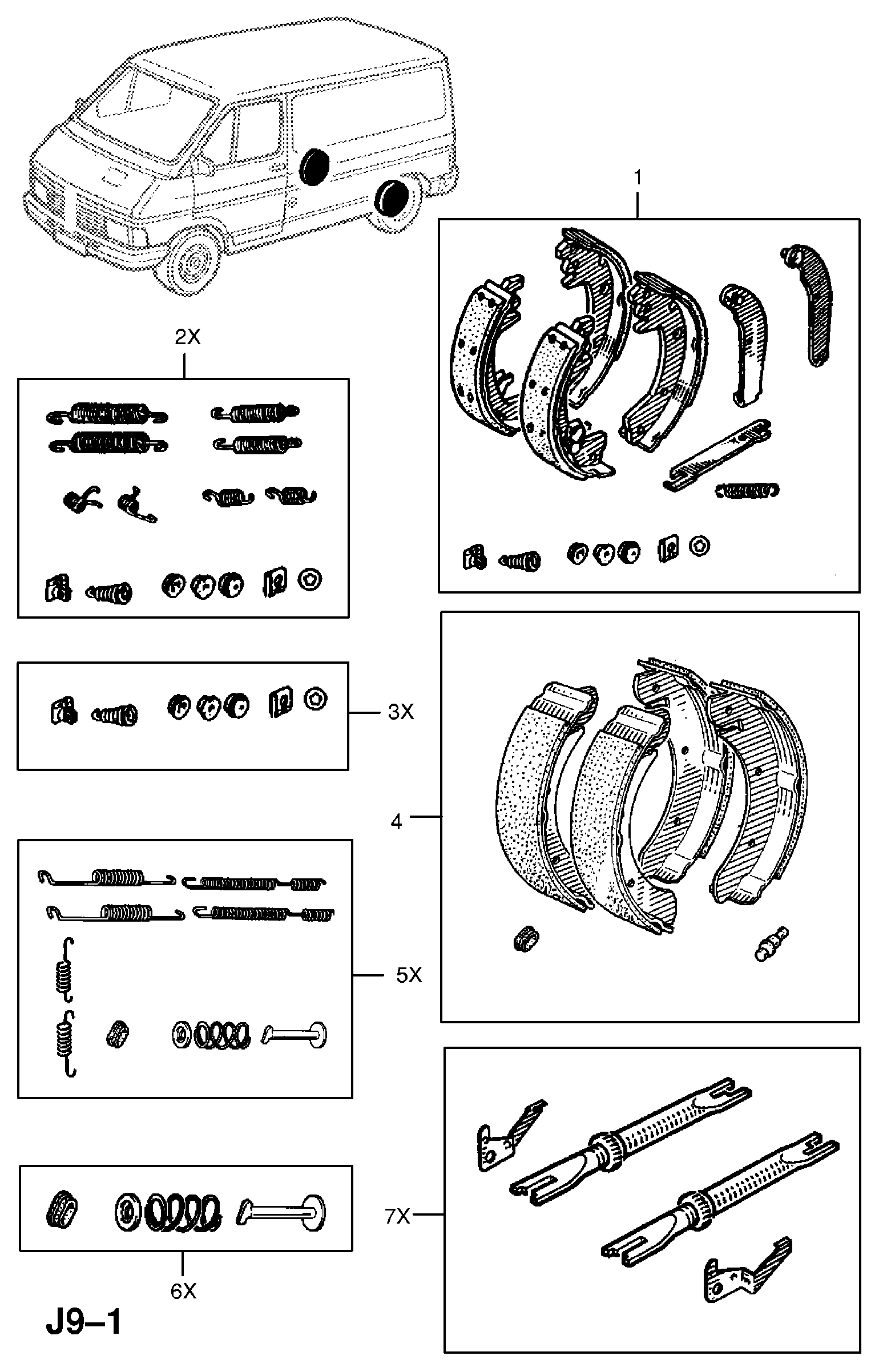 Opel 4400323 - Jarrukenkäsarja inparts.fi