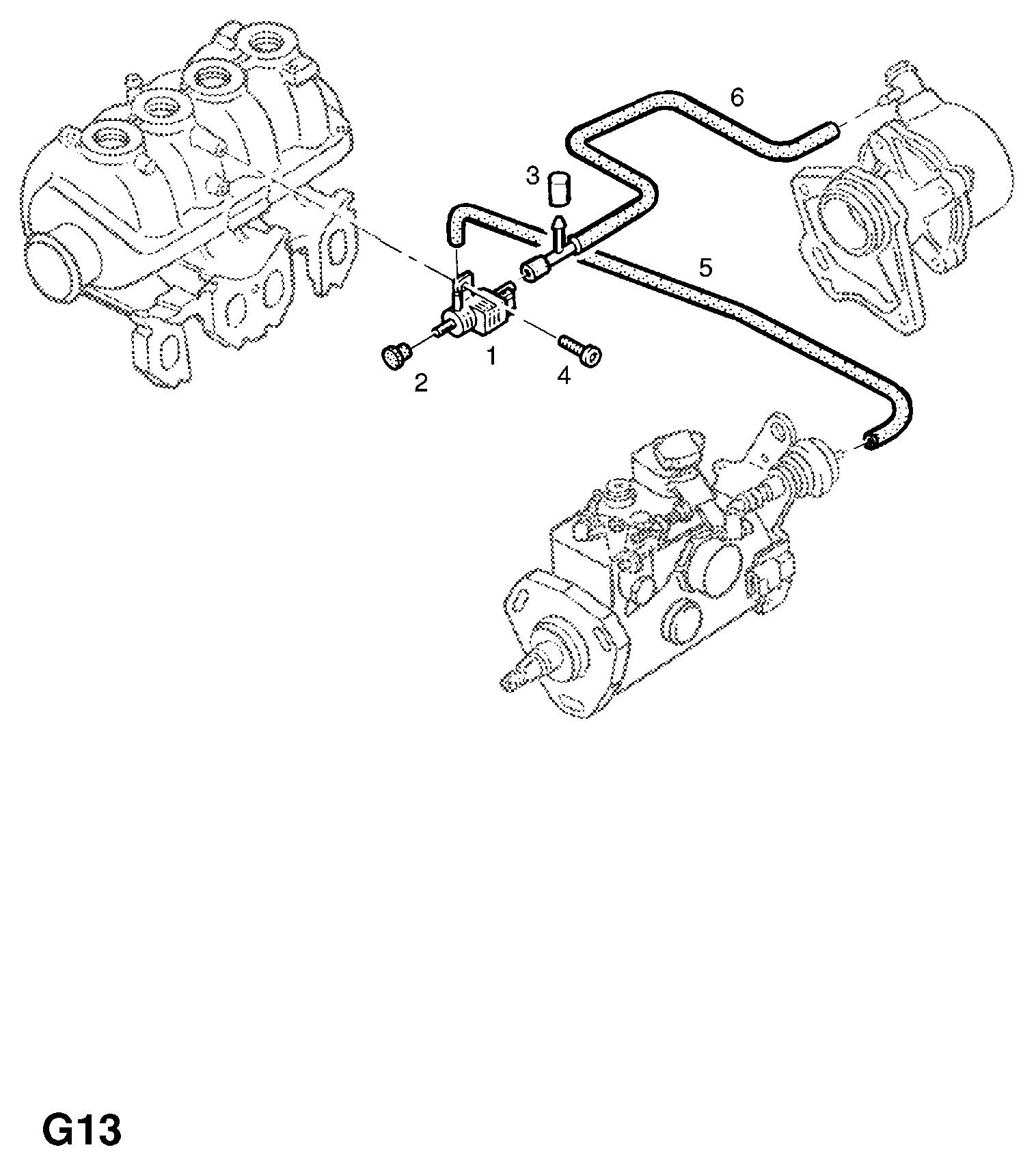 Vauxhall 44 02 714 - Vaihdeventtiili, vaihdeläppä (imuputki) inparts.fi