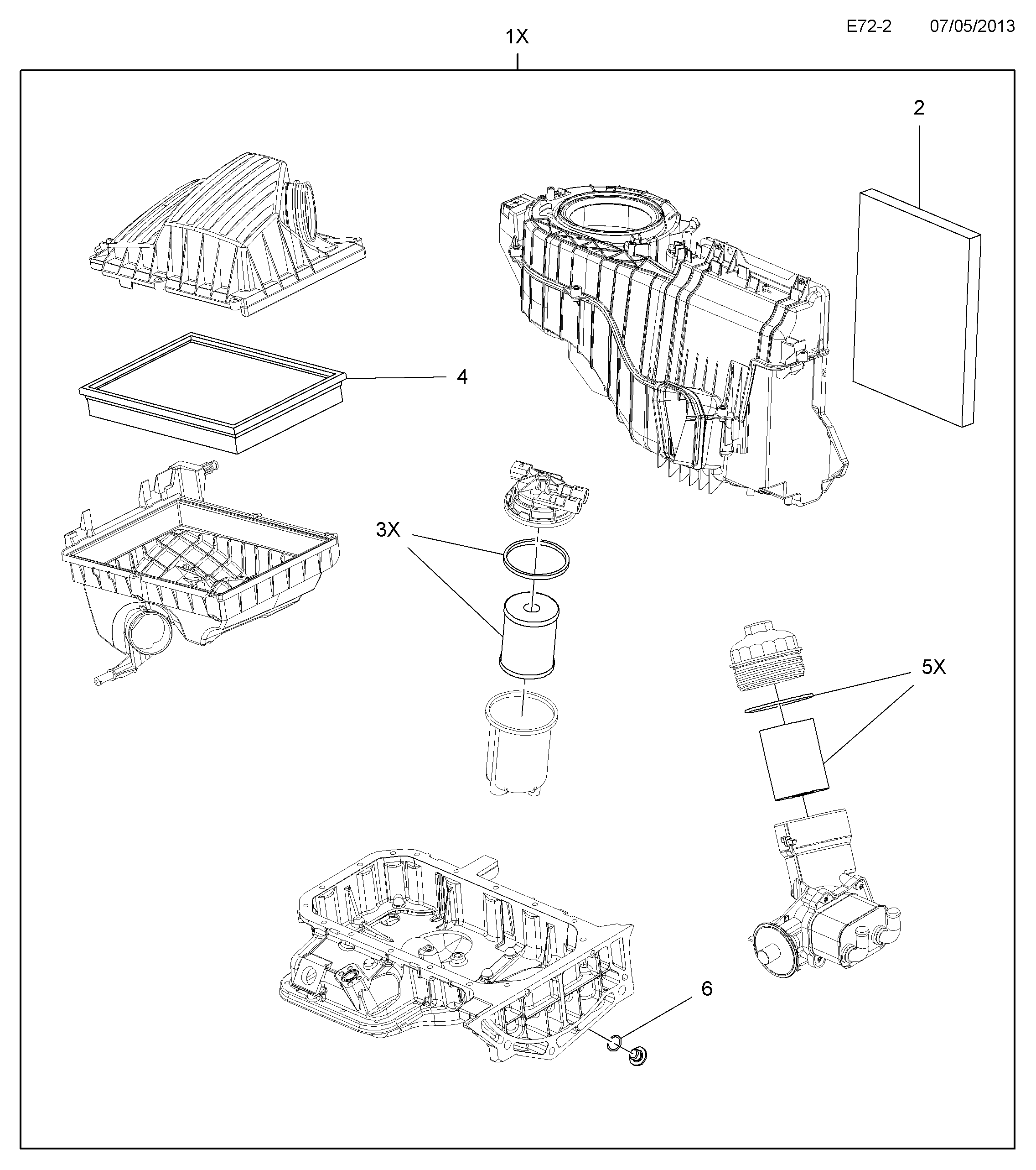 Opel 834159 - Ilmansuodatin inparts.fi