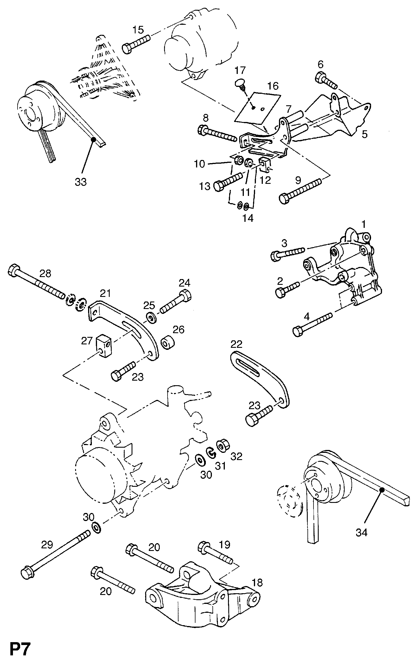 Opel 1340604 - Kiilahihna inparts.fi