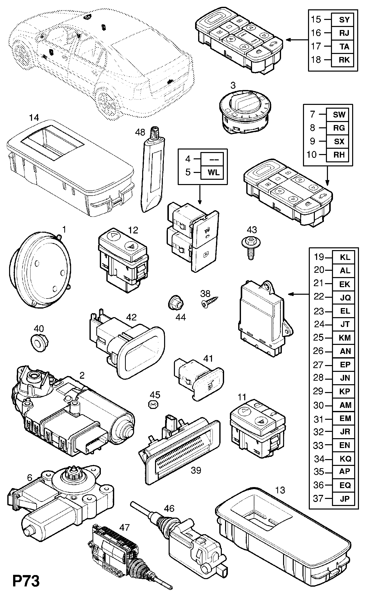 Opel 1207196 - Ulkopeili inparts.fi