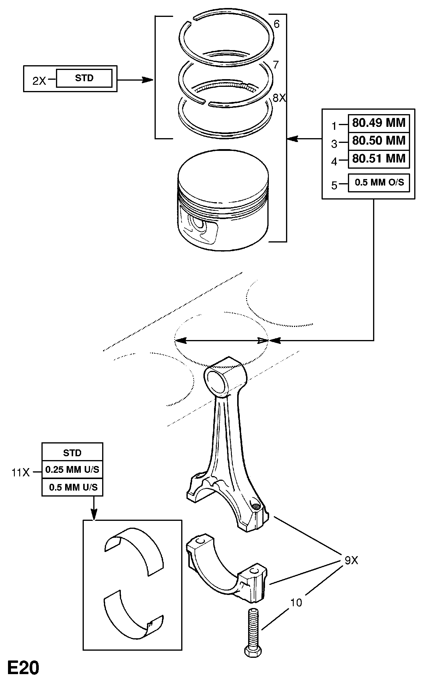 Opel 622928 - Kiertokankilaakerisarja inparts.fi