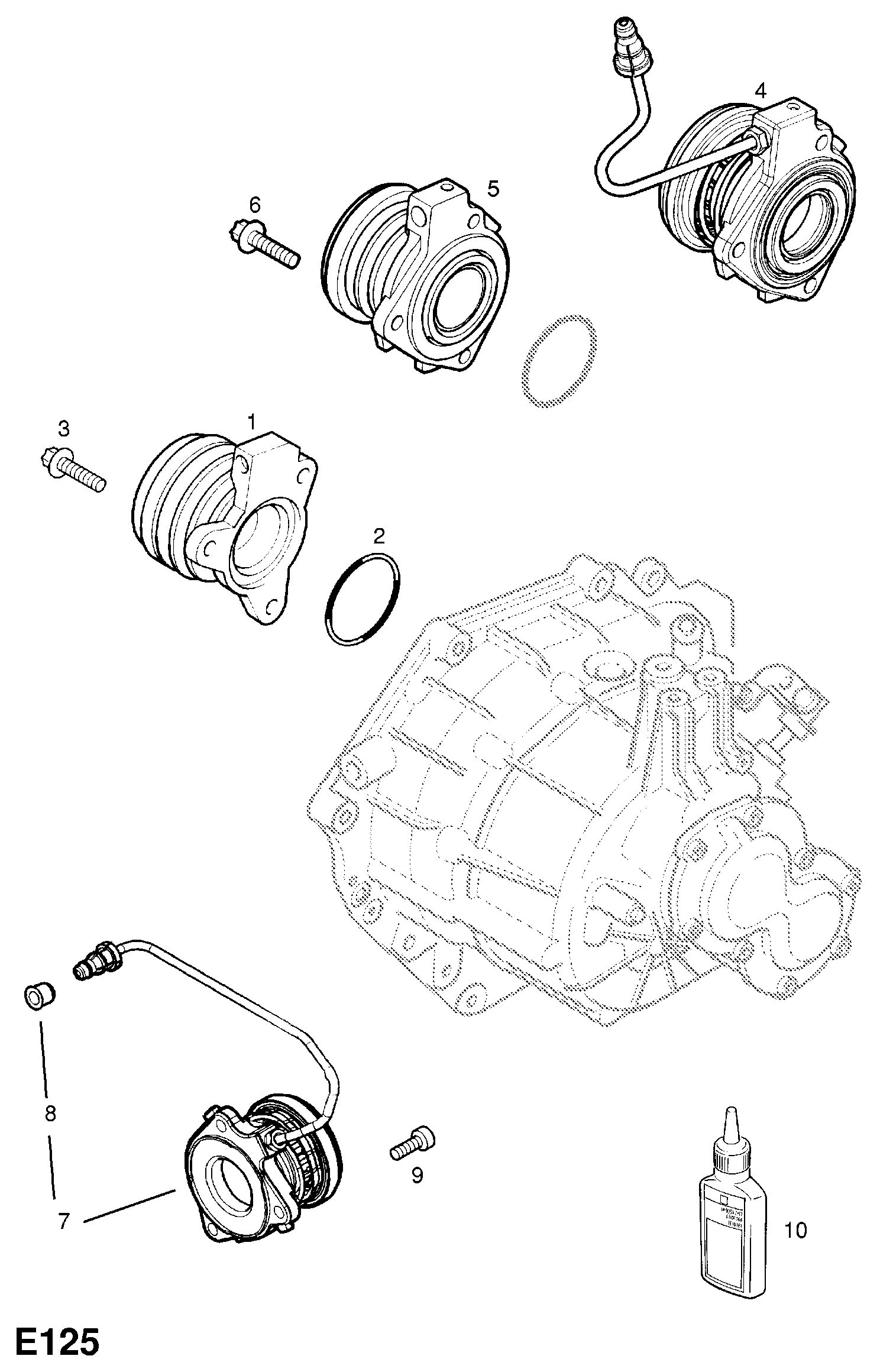 Opel 56 79 351 - Irroitusmekanismi, kytkin inparts.fi