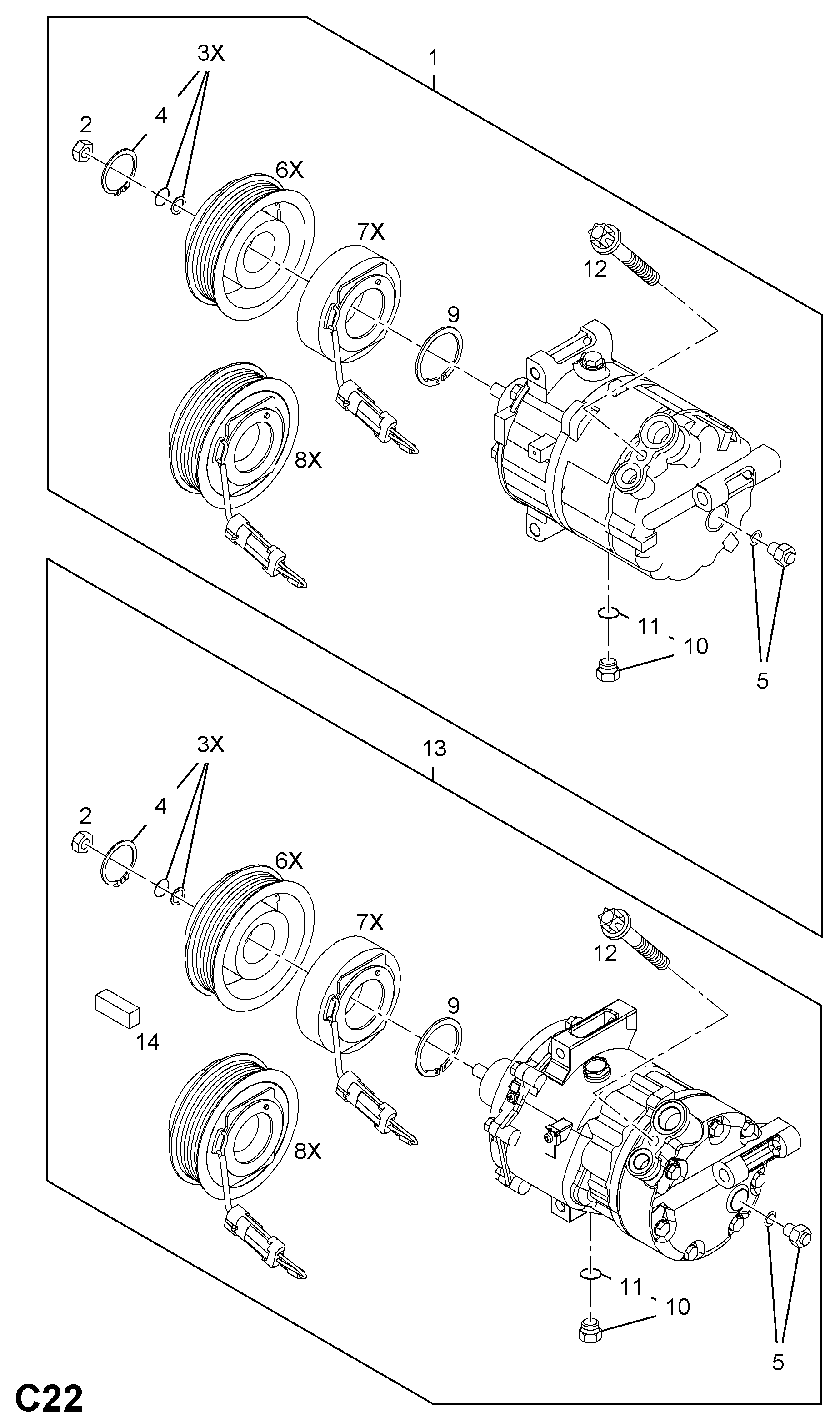 FIAT 6854035 - Kompressori, ilmastointilaite inparts.fi