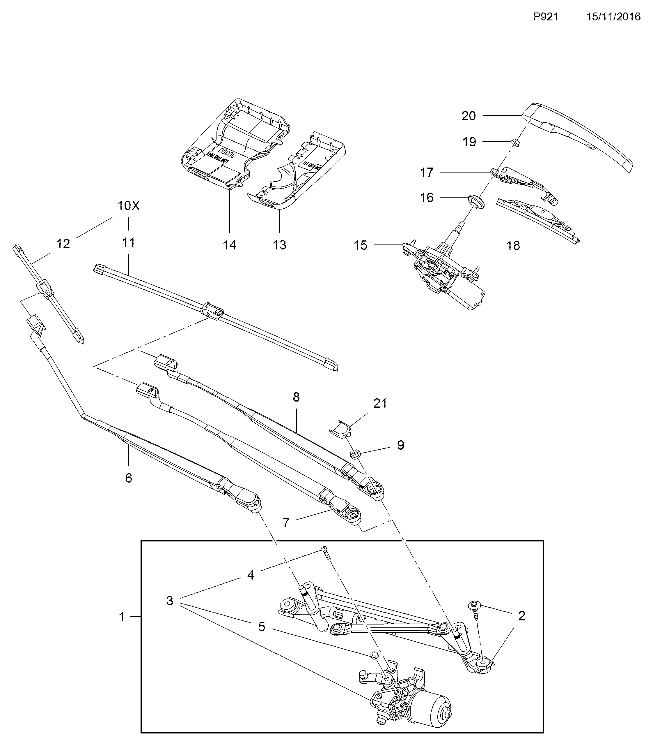 Opel 1272092 - Pyyhkijänsulka inparts.fi