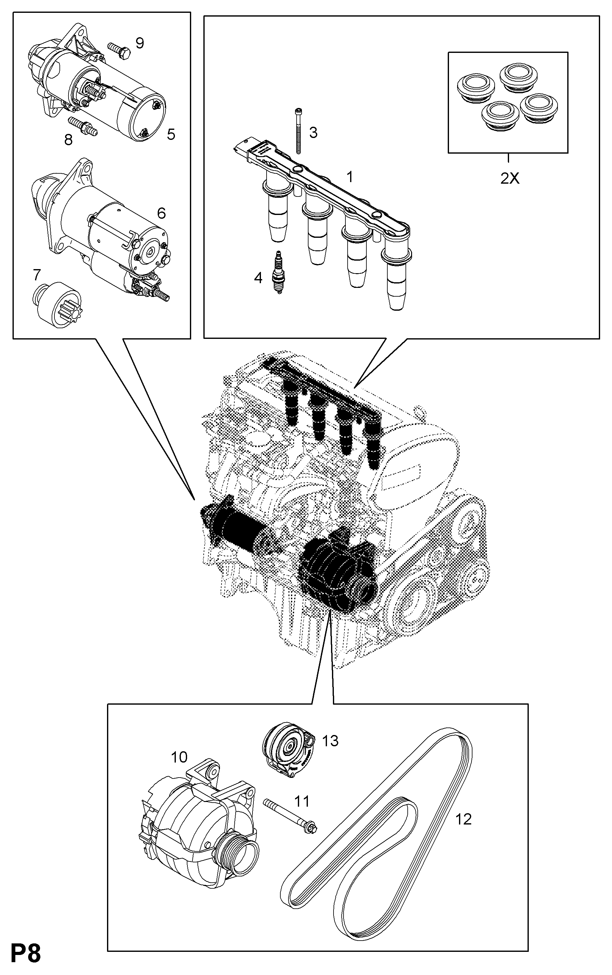 Opel 62 04 123 - Laturi inparts.fi