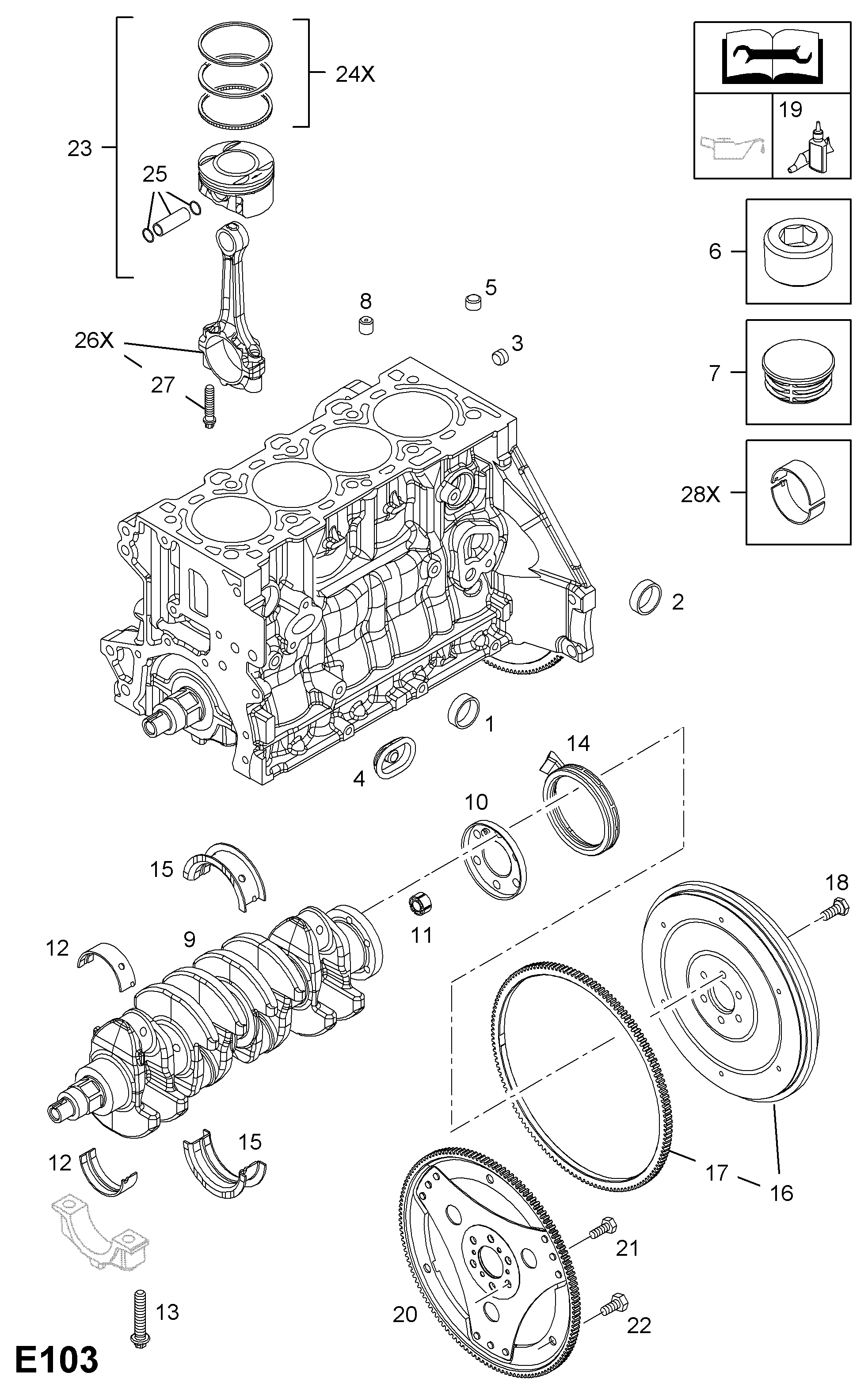 Opel 618 745 - Runkolaakeri inparts.fi